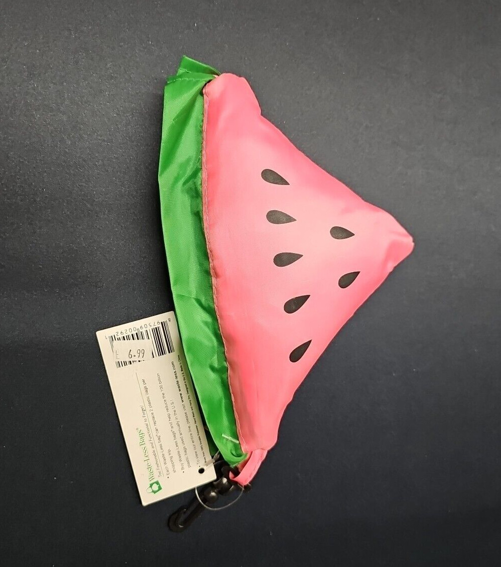 Waste-Less Bags Reusable Grocery Bag for Shopping – Watermelon Bag Pink NEW