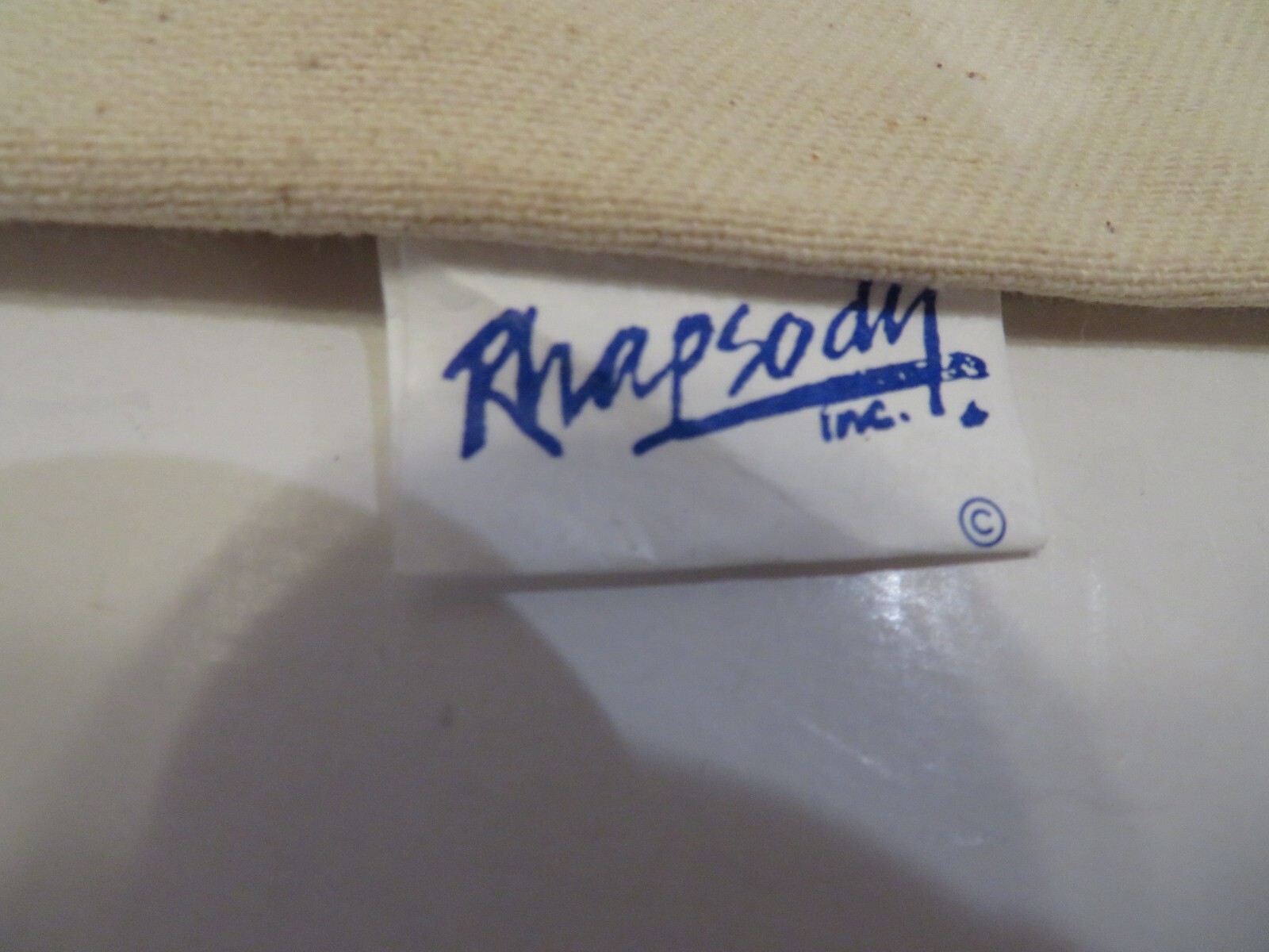 Rhapsody Inc. 75 Sunsweet Years Cotton Canvas Reusable Tote Portland Oregon USA