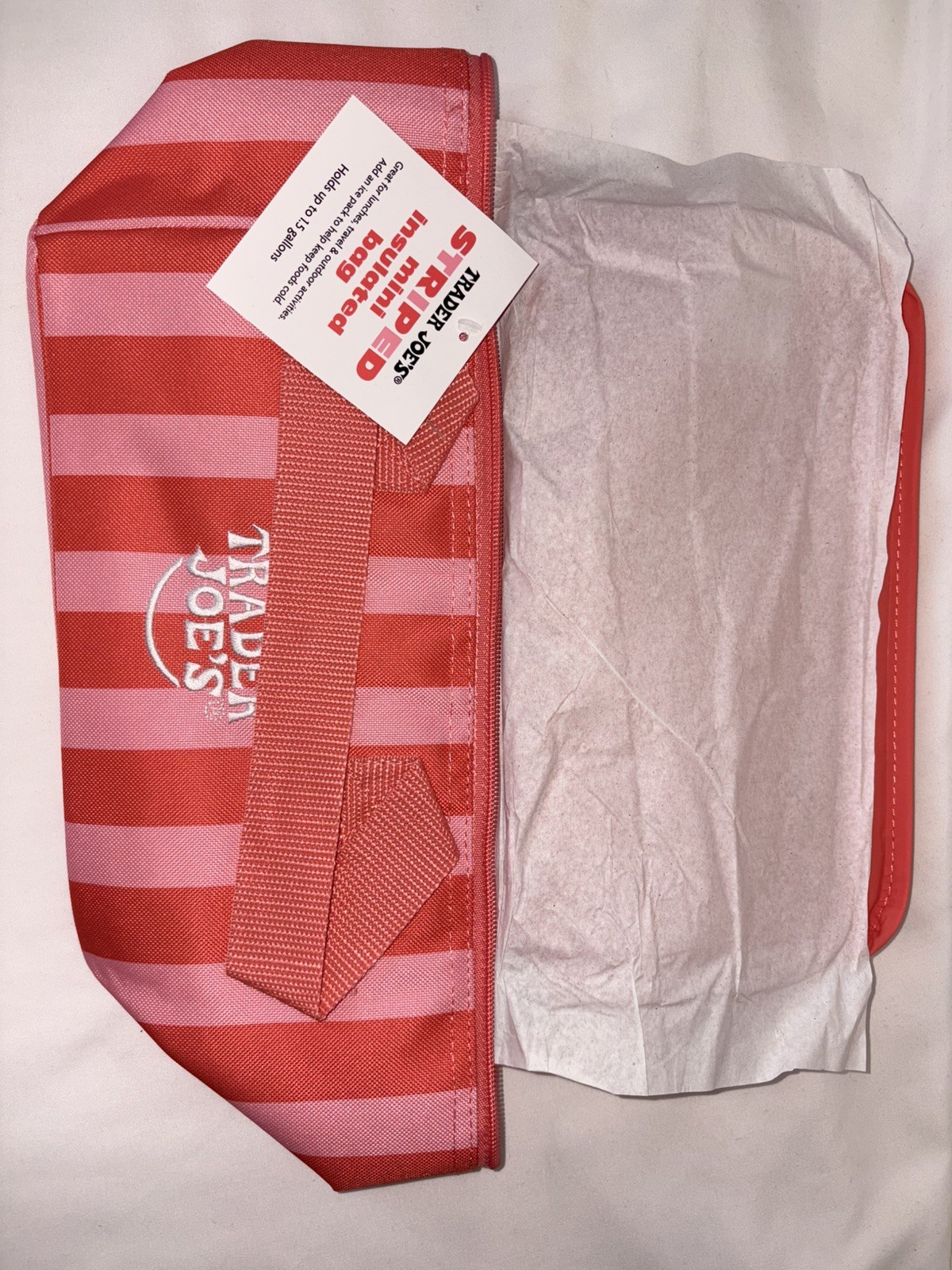 Trader Joes 2026 Mini Insulated Tote Summer Fun Lunch Bag