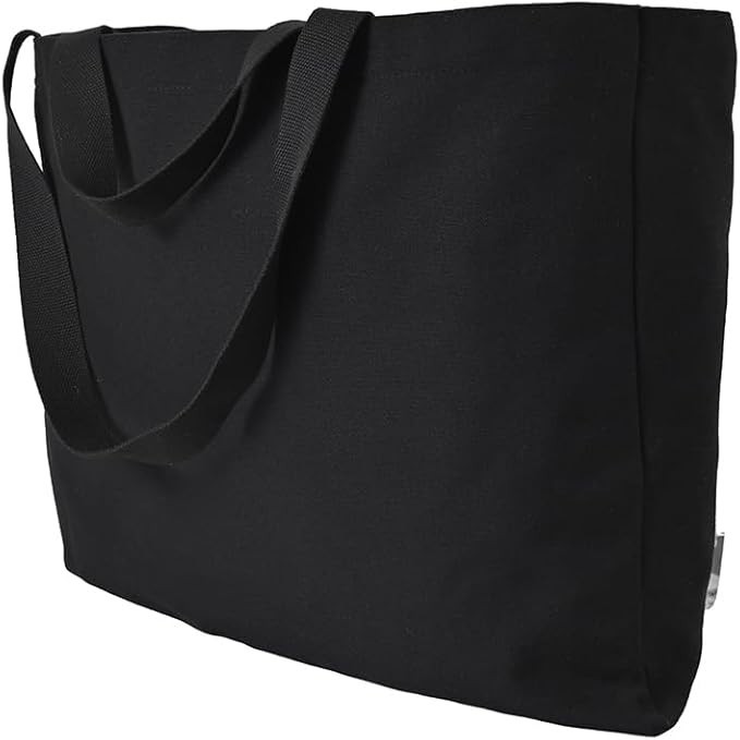 XXXL Large Heavy-Duty Canvas Tote Bag for Grocery, Beach, Laundry, Moving