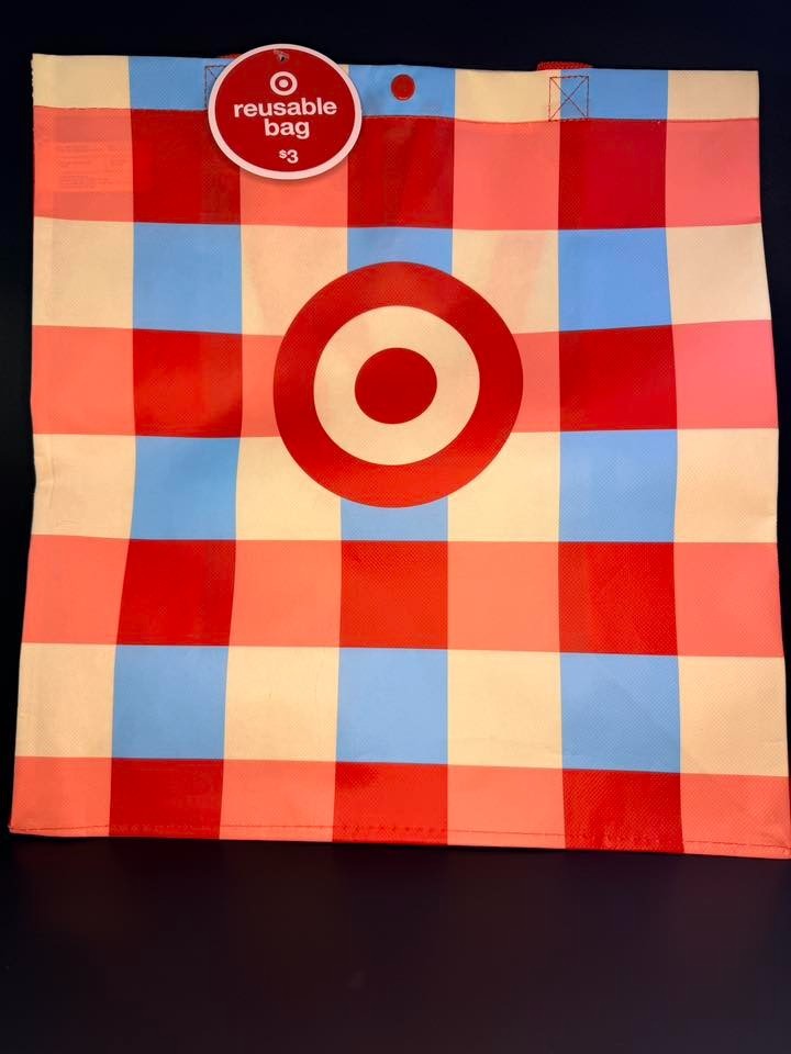 Target Reusable Shopping Tote Bag Reduce, Reuse, Recycle LOT OF 5