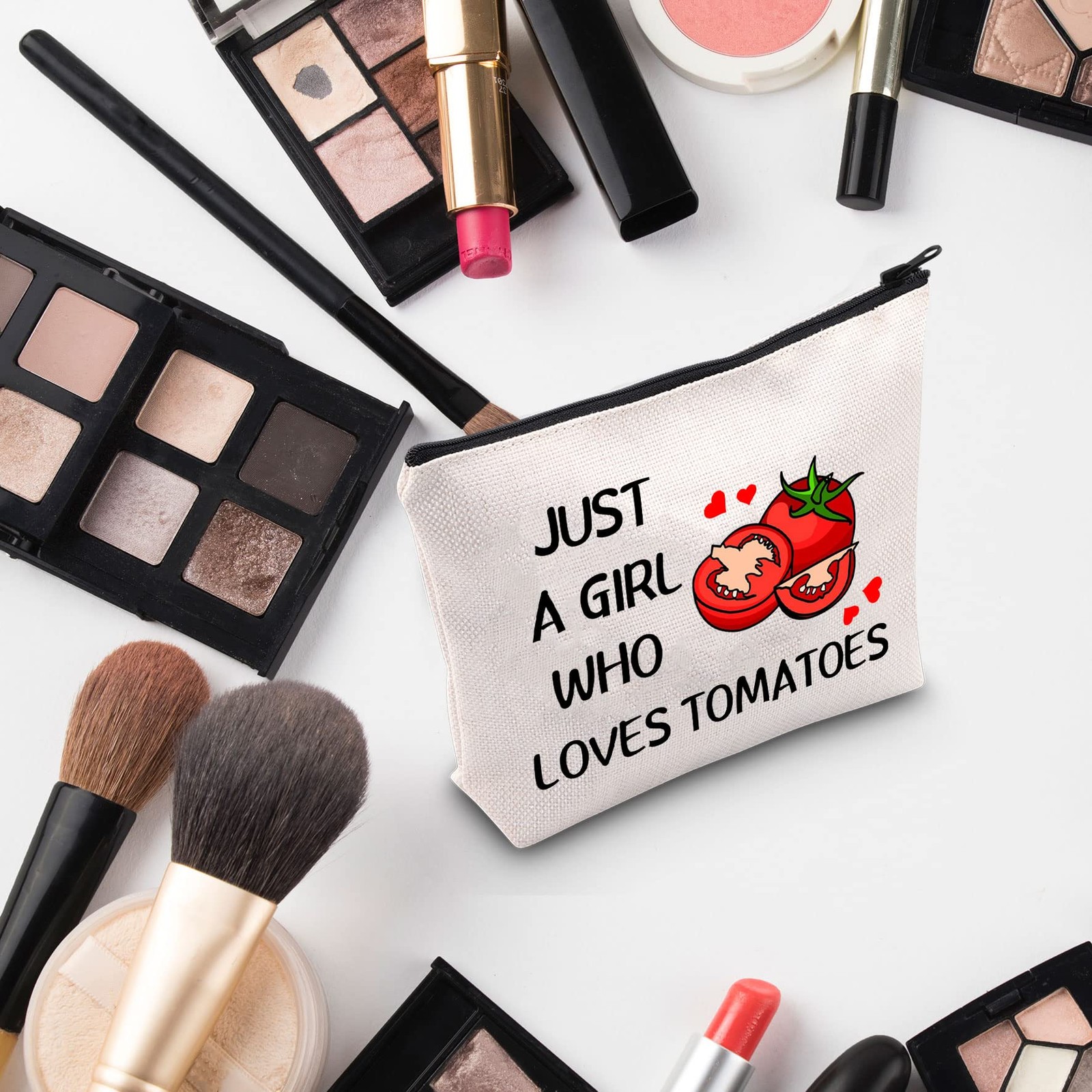 G2TUP Tomato Lover Gift Who Loves Tomatoes White Bag