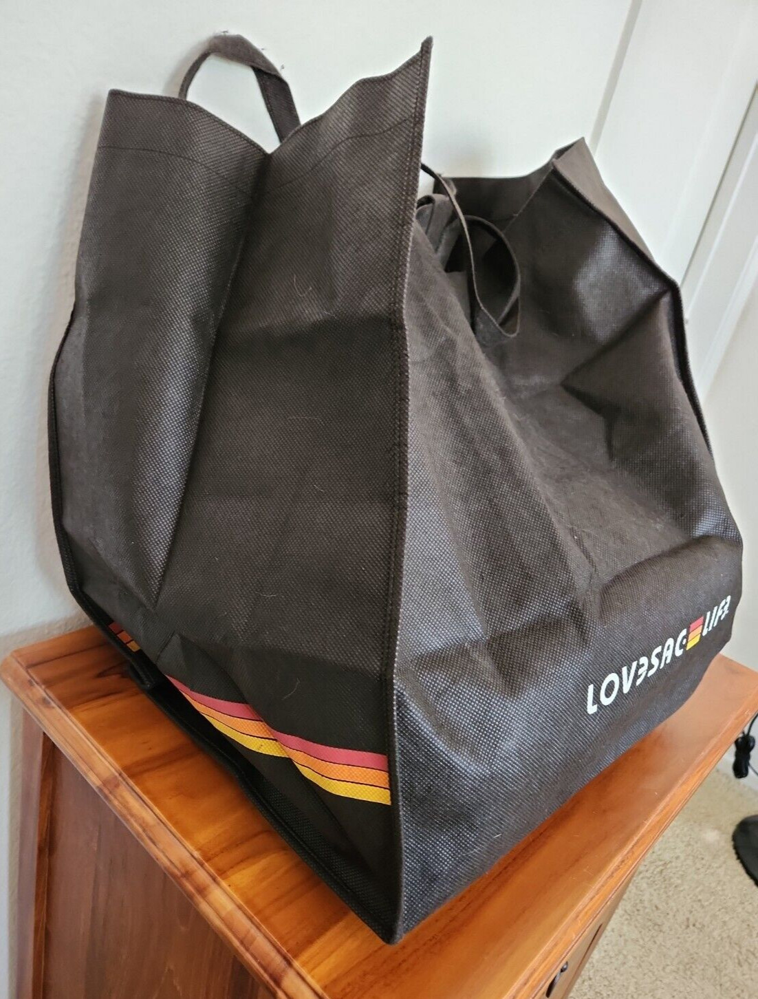 LoveSac Large Oversized Reusable Shopping Grocery Tote Bag RARE