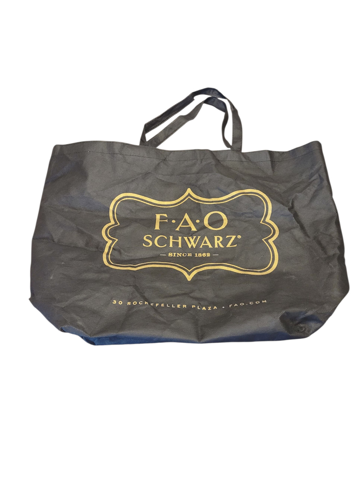 Oversized Large FAO SCHWARZ Reusable Shopping Bag NYC Toy Store Reusable NICE!