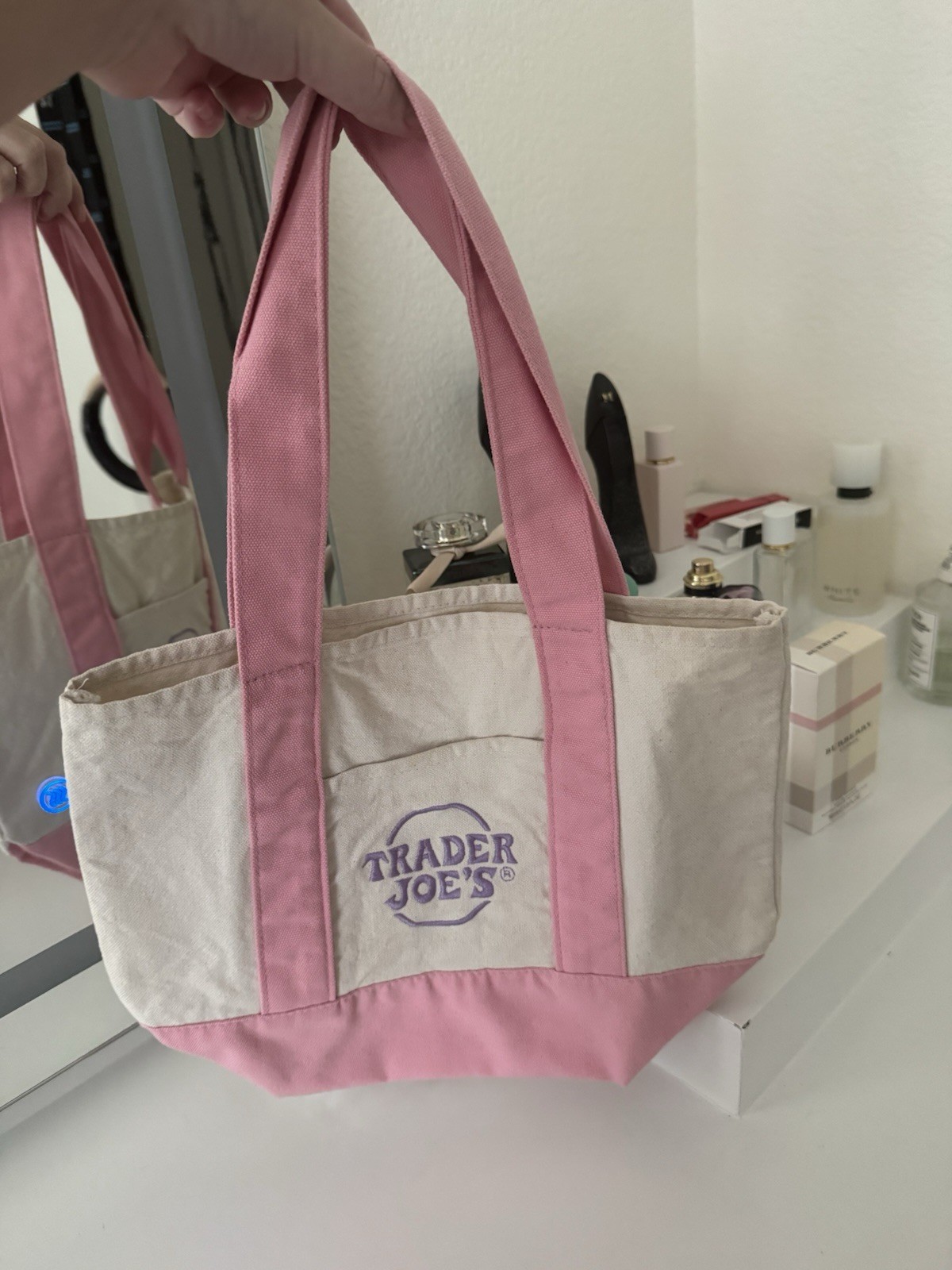 Trader Joe’s Tote Bag Pink