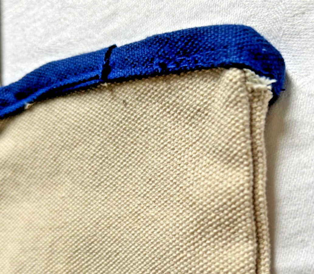 “Book Shark” Natural/Blue Canvas Bag Cloth Shopping Tote Reusable Back to School