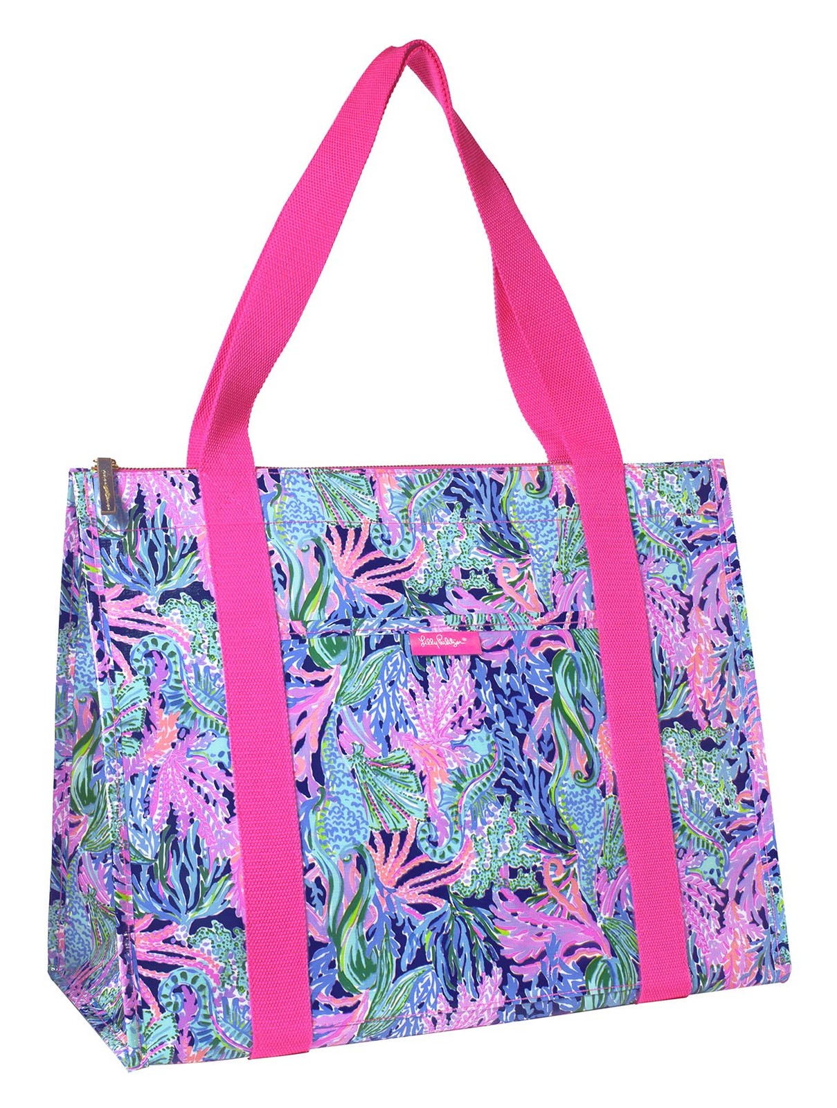Lilly Pulitzer Insulated Market Shopper Bag Large Capacity, Oversize Reusable…