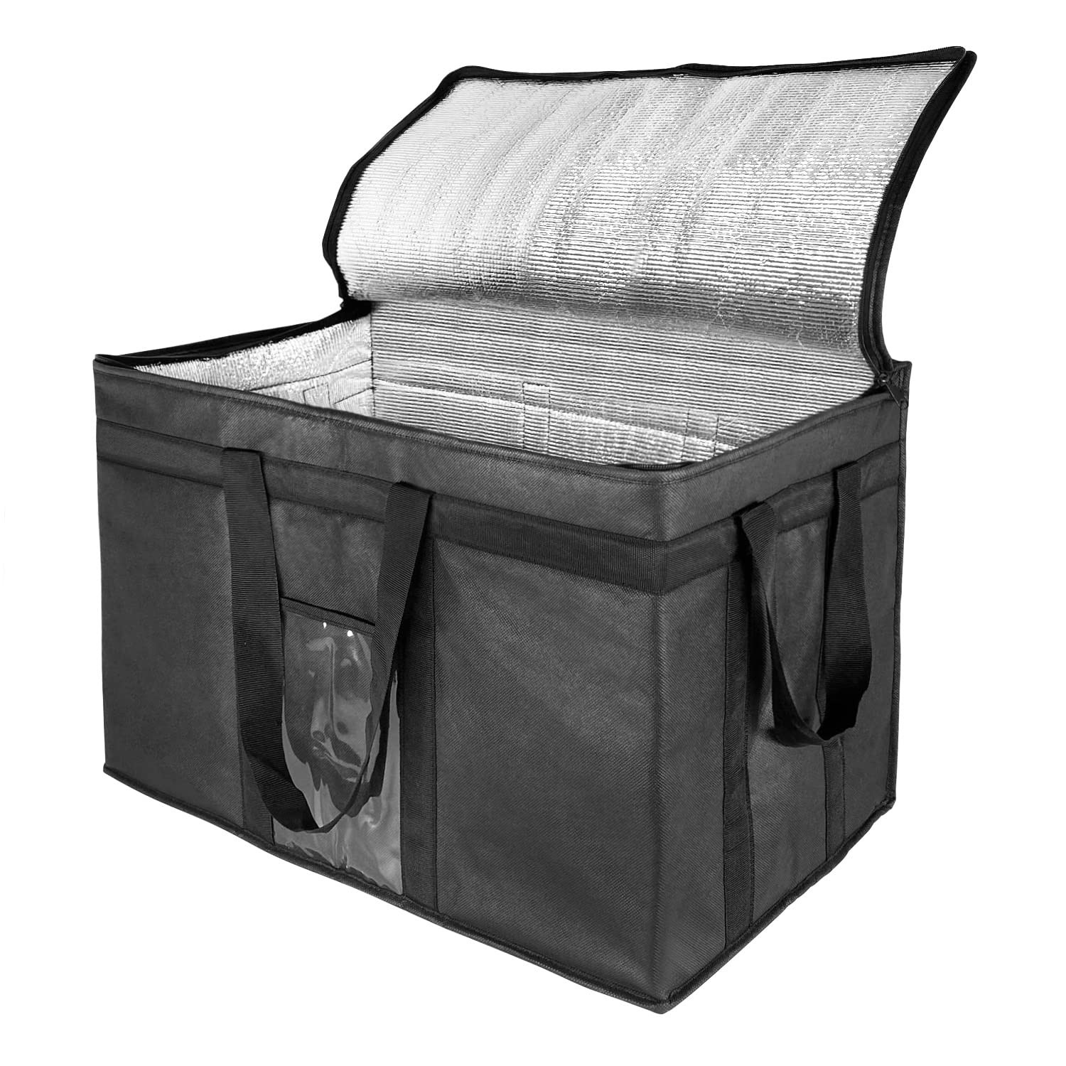 Xxllarger Insulated Cooler Bags With Zipper Closurereusable Grocery Shopping Bag