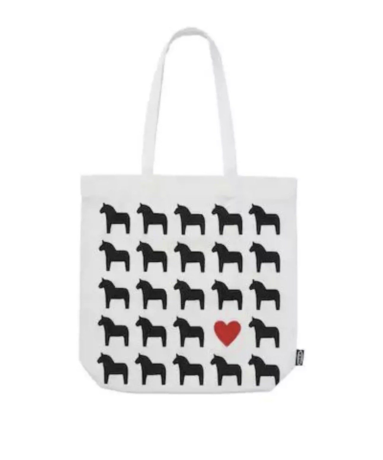 IKEA Hasthage Horse Heart Bag Reusable Cotton Bag & Portable mobile phone stand