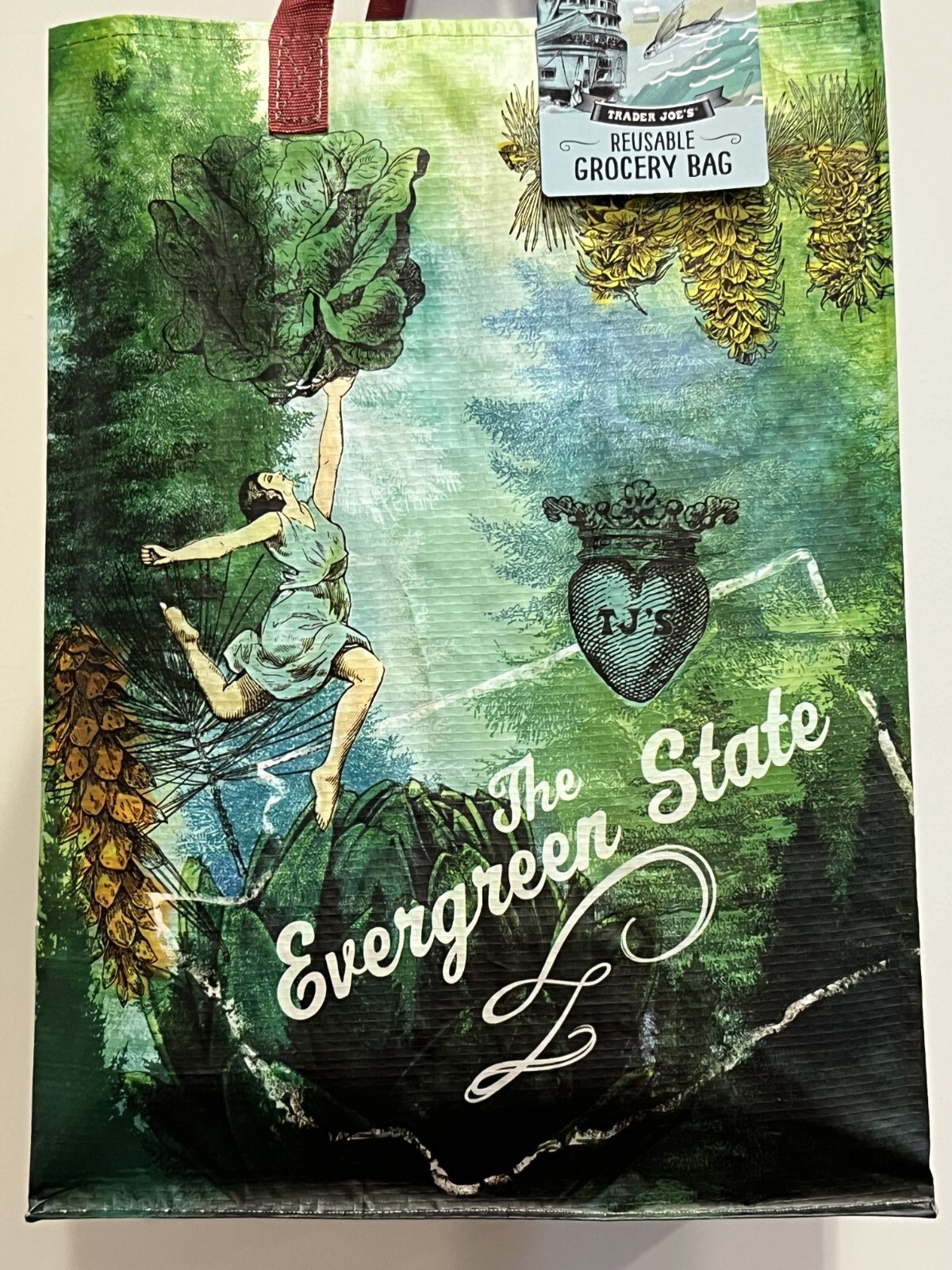 Trader Joe’s WASHINGTON STATE Regional Reusable Tote Bag – Collect ’em All!