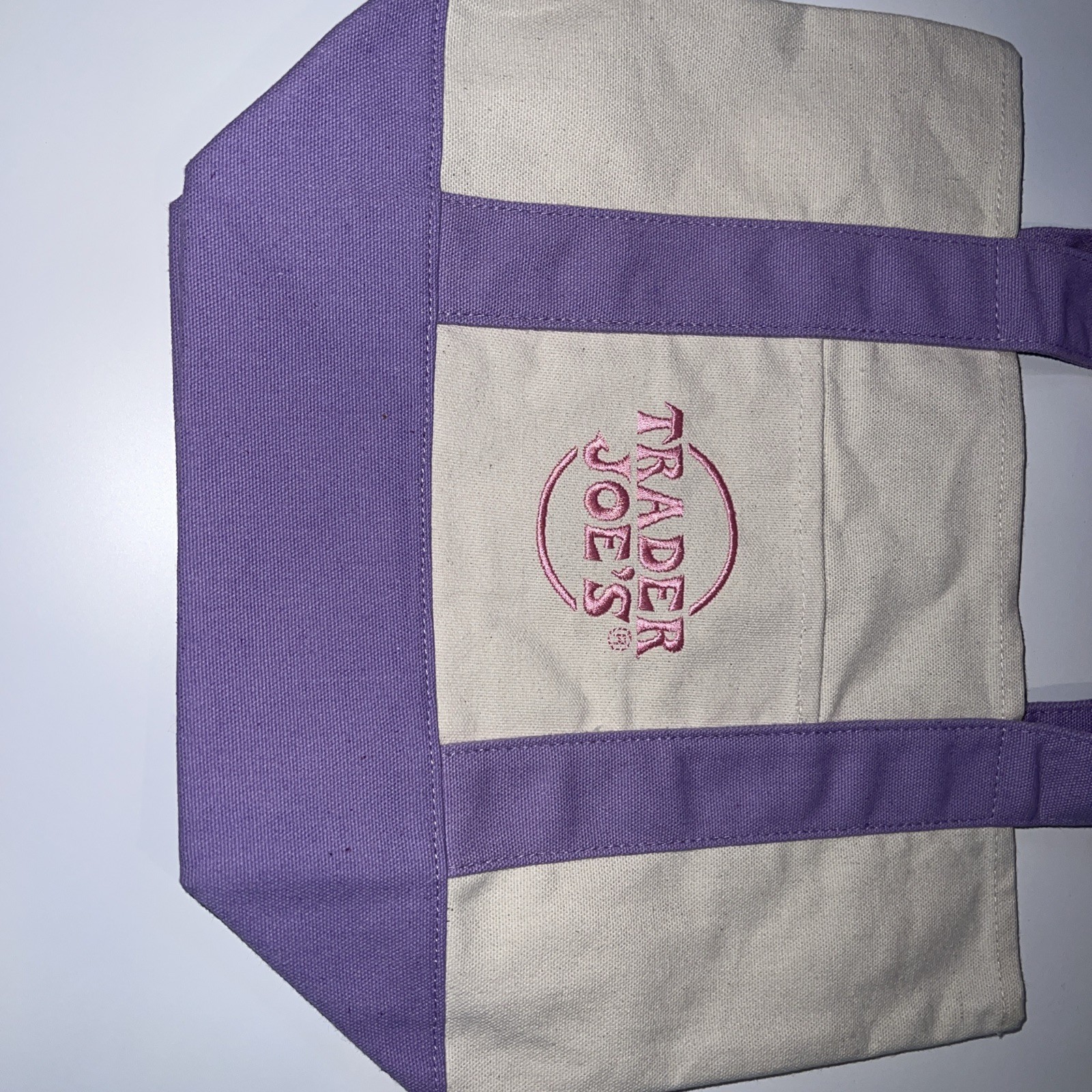Trader Joe’s Pastel Lavender Mini Tote NWT, Limited Edition