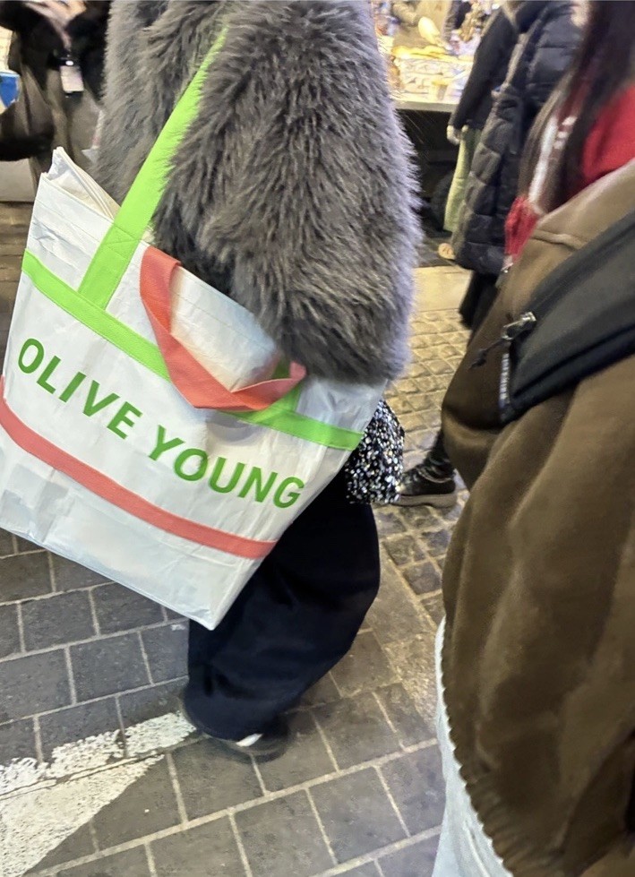 Olive Young Large Tote Myeongdong Exclusive