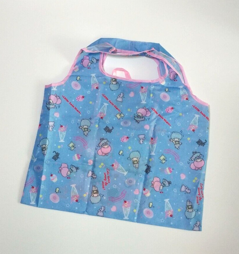 Little Twin Stars Folding Shopping Bag Grocery Tote Bag (CA, USA) SANRIO
