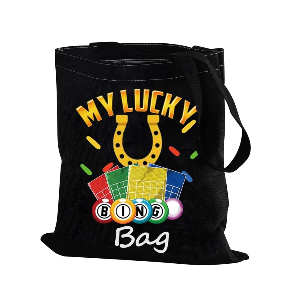 PXTIDY Game Tote What Happens Stays At Bag Casino MiddleNA, Beige