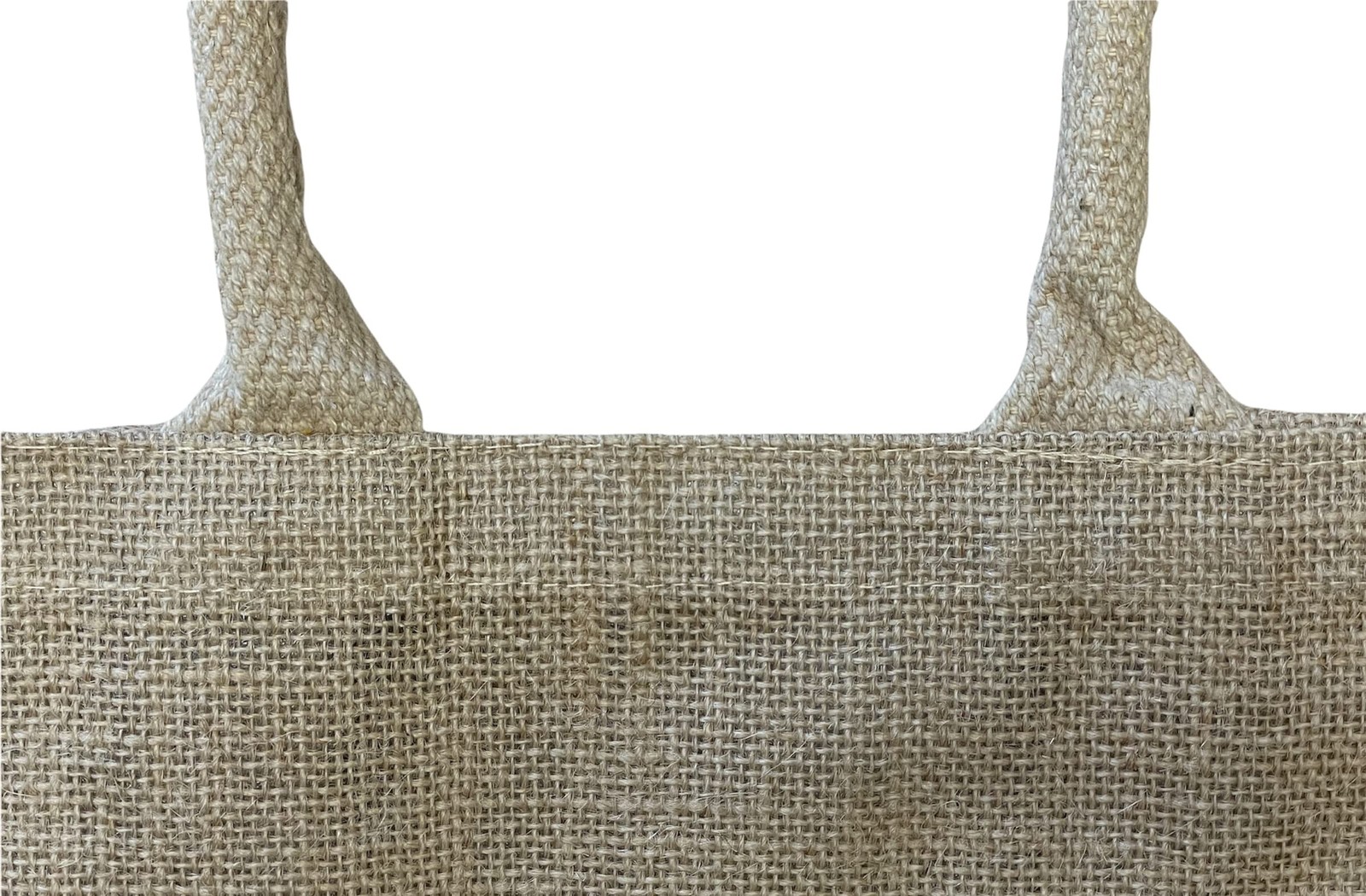 Heavy Duty Reusable Jute Burlap Tote Bags 6 Pack Natural Medium (Shopping/Gifts)