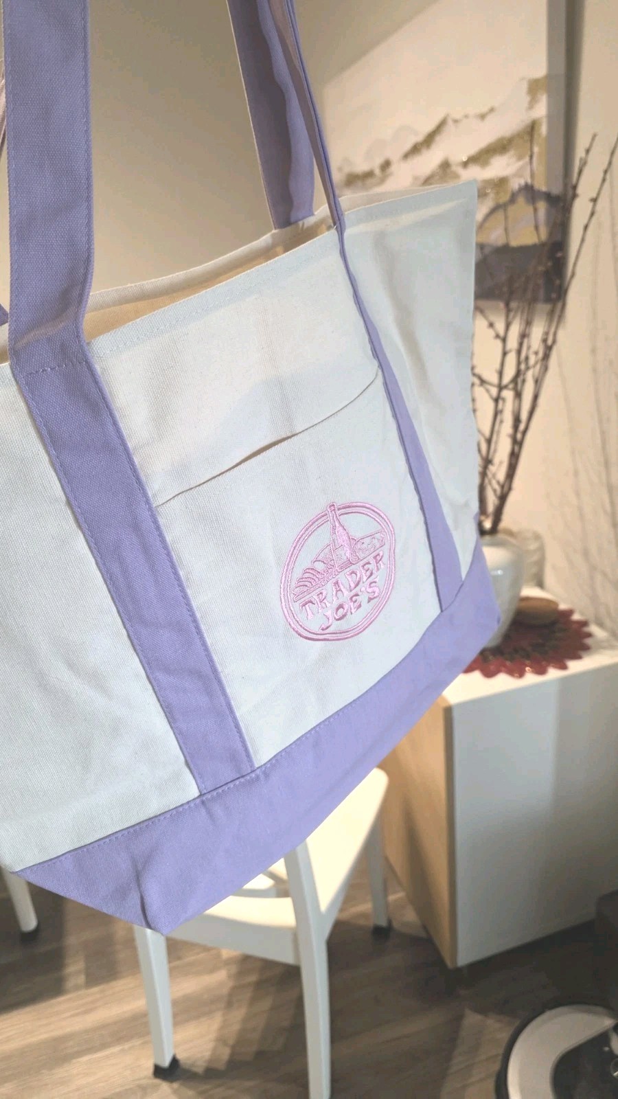 Trader Joe’s Limited Lavender Vanilla Tote Bag