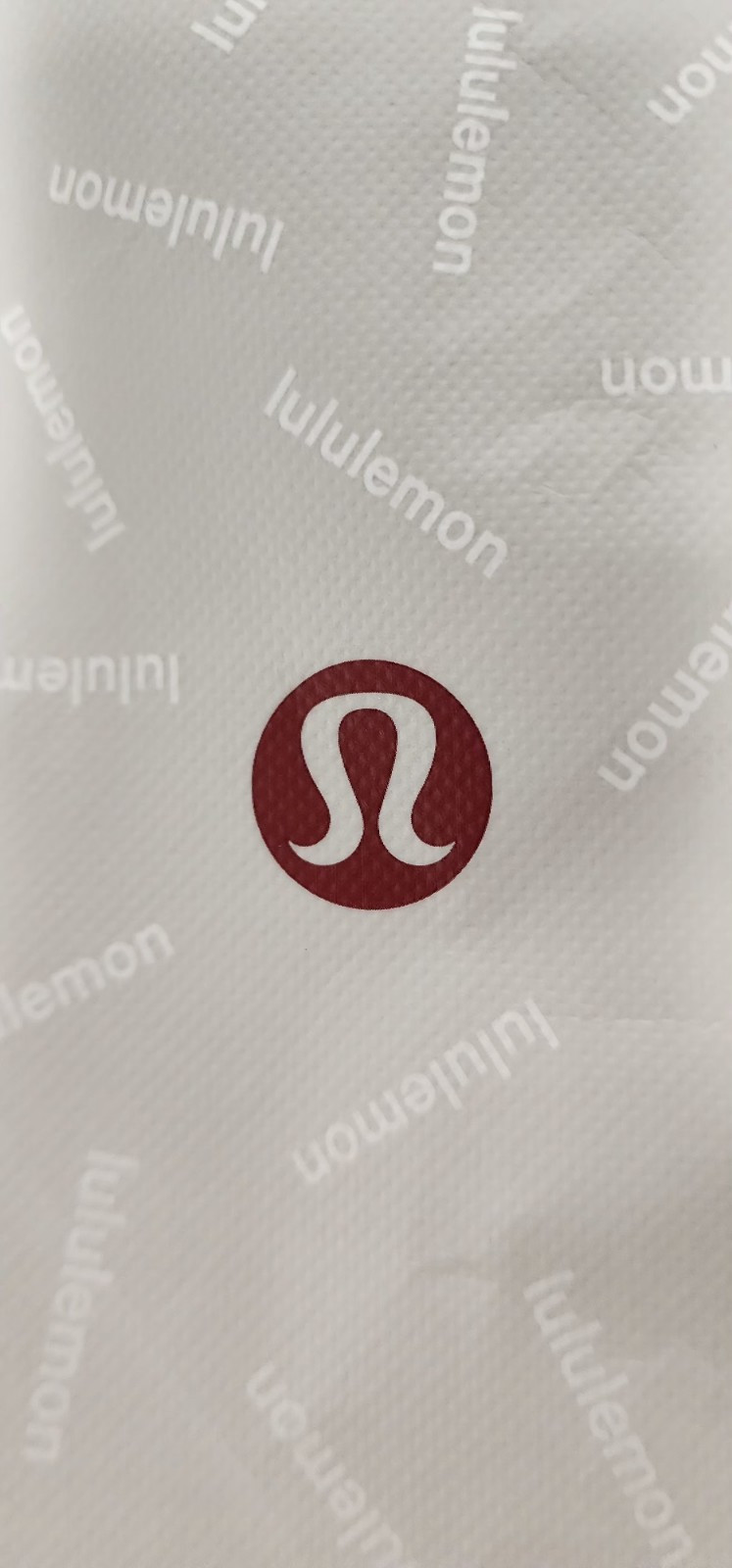 LULULEMON Grey White GRAPHIC LOGO Reusable Shopping Gym Lunch Bag
