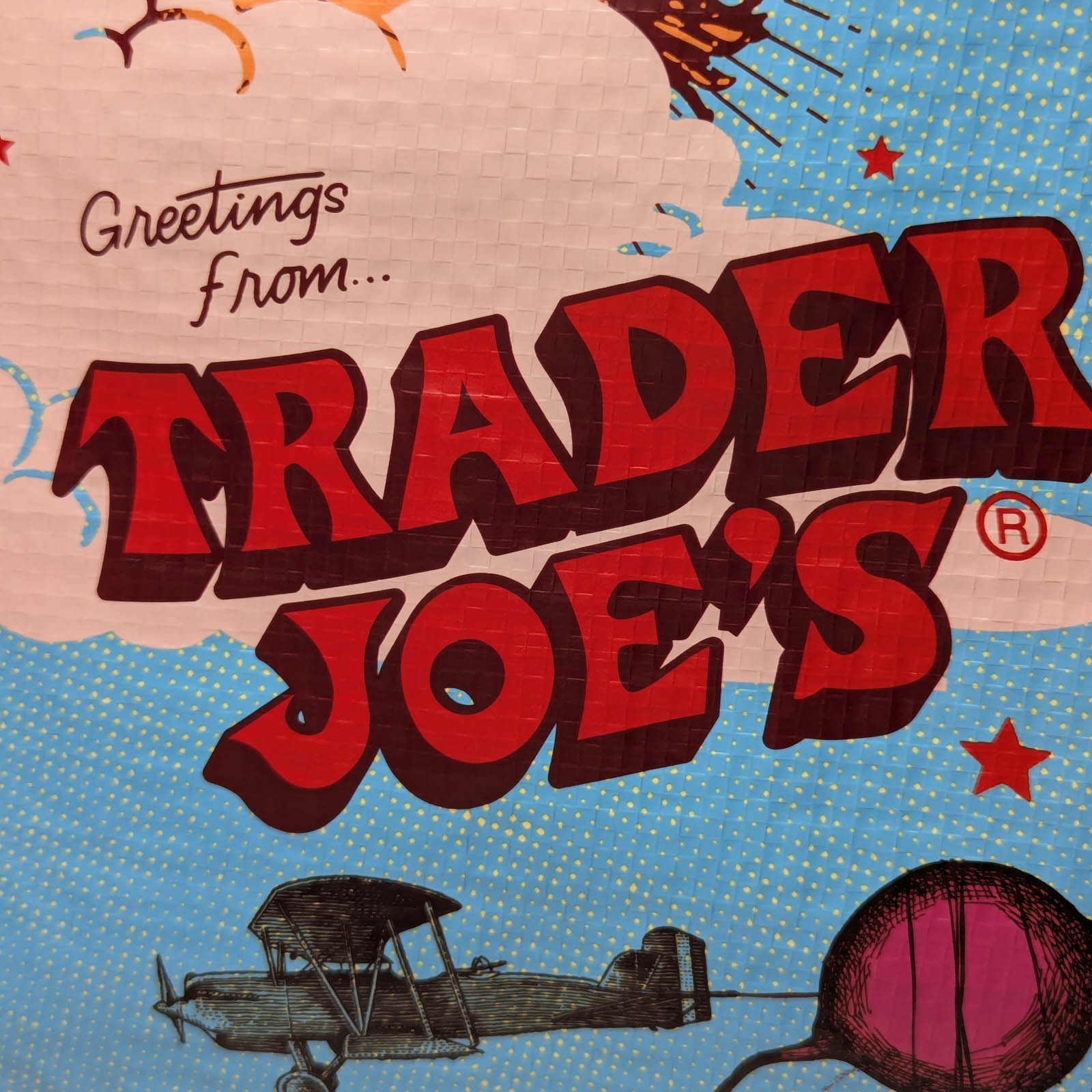 AUTHENTIC TRADER JOE’S MOON & SKY COLLAPSIBLE TOTE – GLOBAL STATUS SYMBOL – RARE