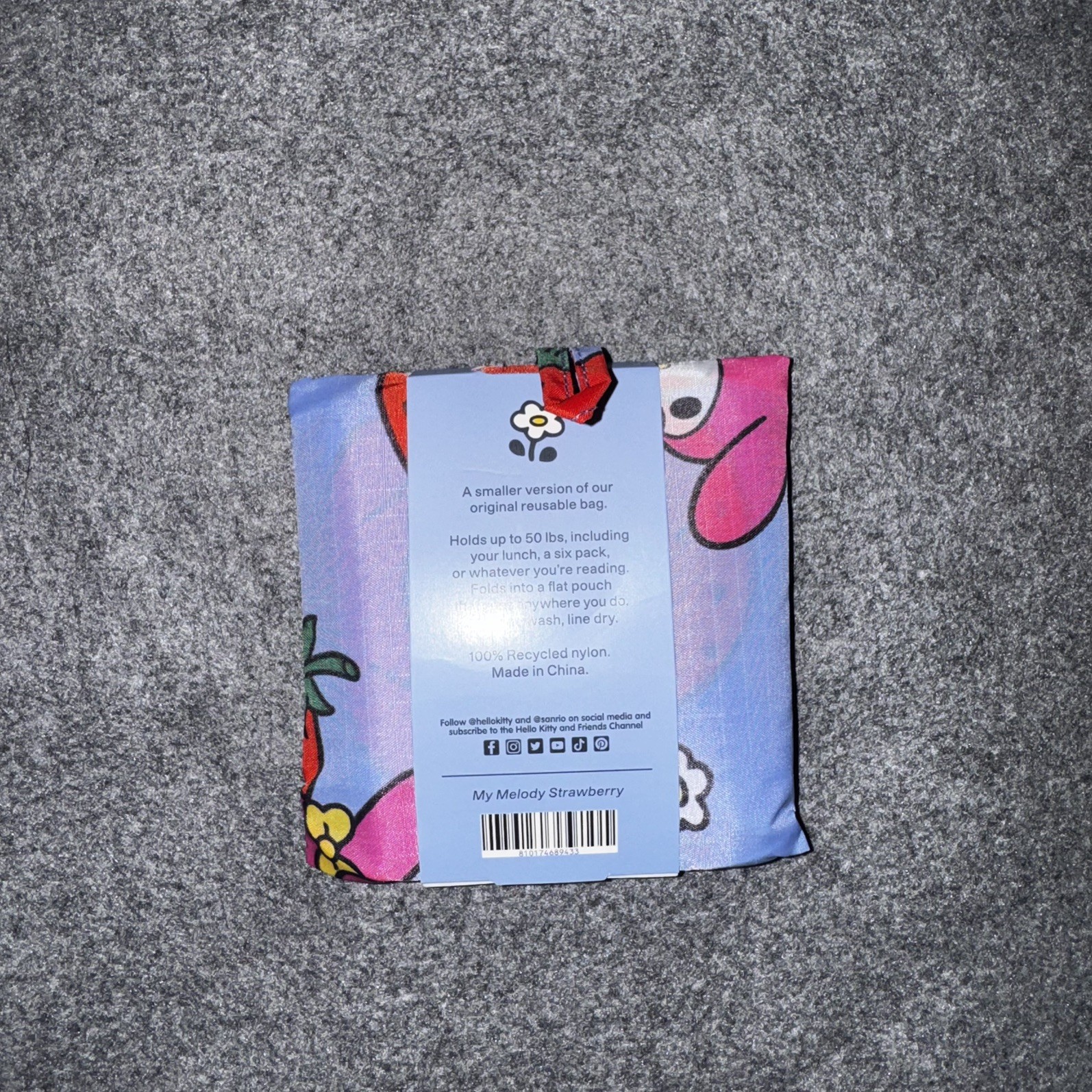 Baggu x Sanrio My Melody – Baby Baggu – My Melody Strawberry New