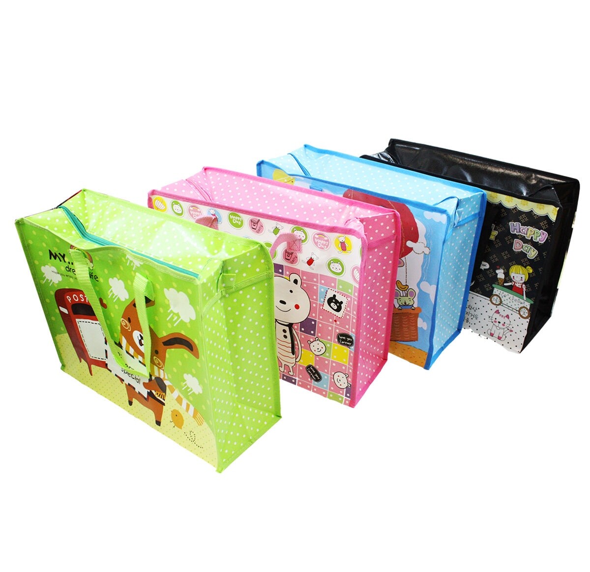 Reusable Tote Bag Shoulder Waterproof Shopping Grocery Travel Picnic Beach Lunch