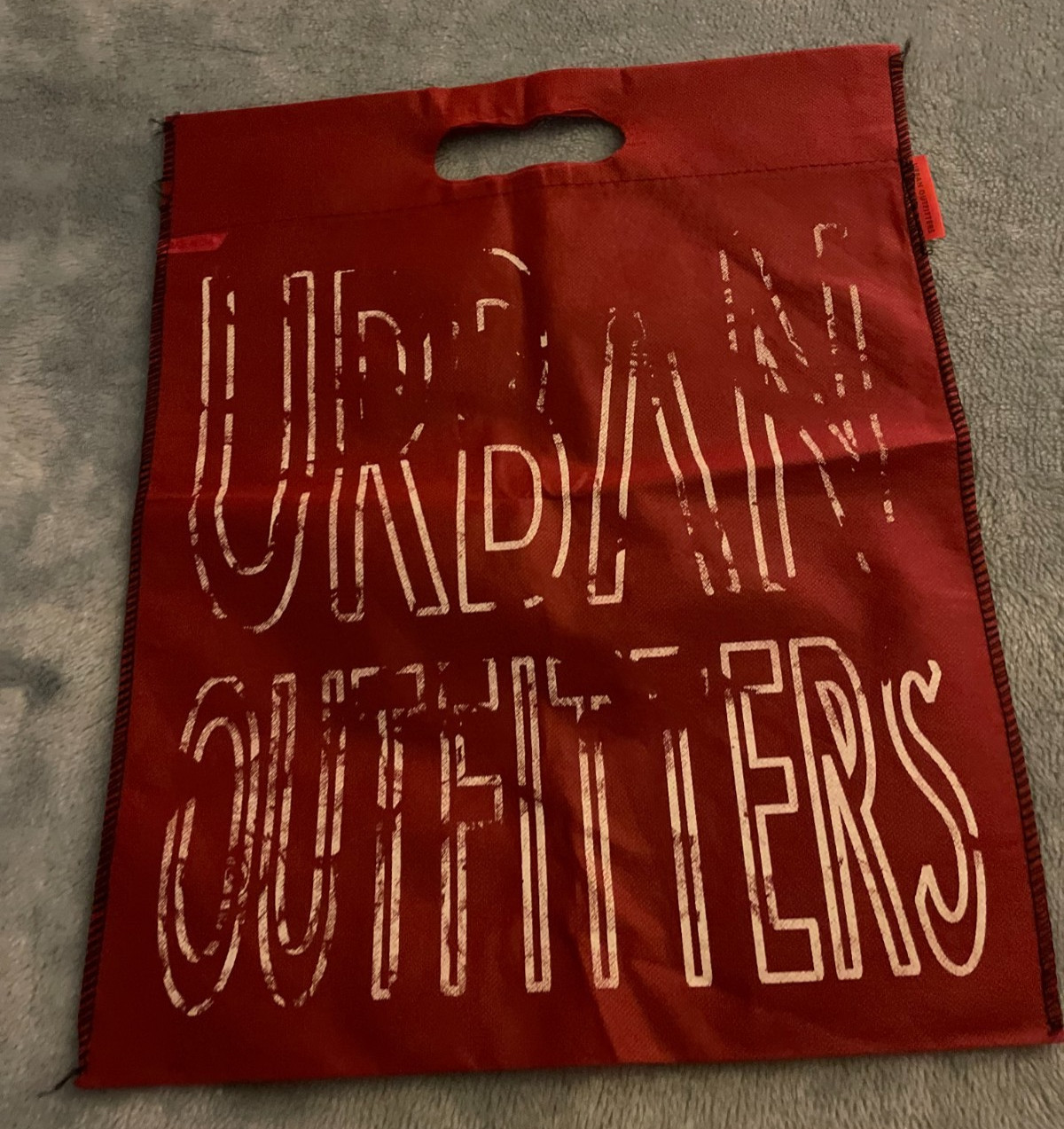 Lot of 6 Urban Outfitters Reusable Cloth Shopping Bags 15 x 18
