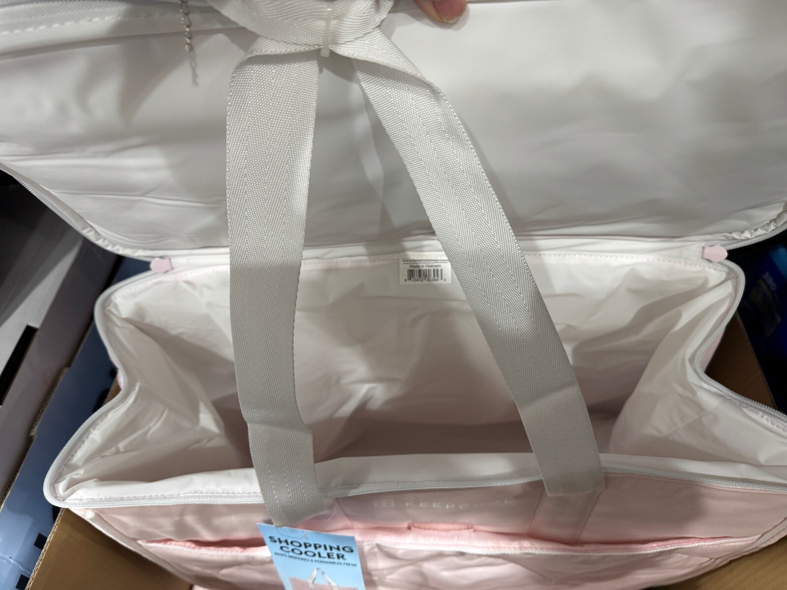 Keep Cool Insulated Reusable Shopping Bag Cooler PINK XL Costco NEW Rare NEW