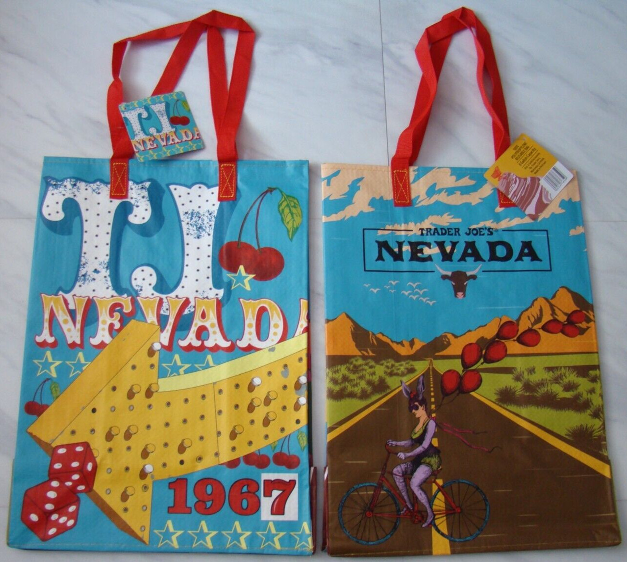 New Trader Joe’s Nevada 1967 Reusable Shopping Grocery Mystery Bag