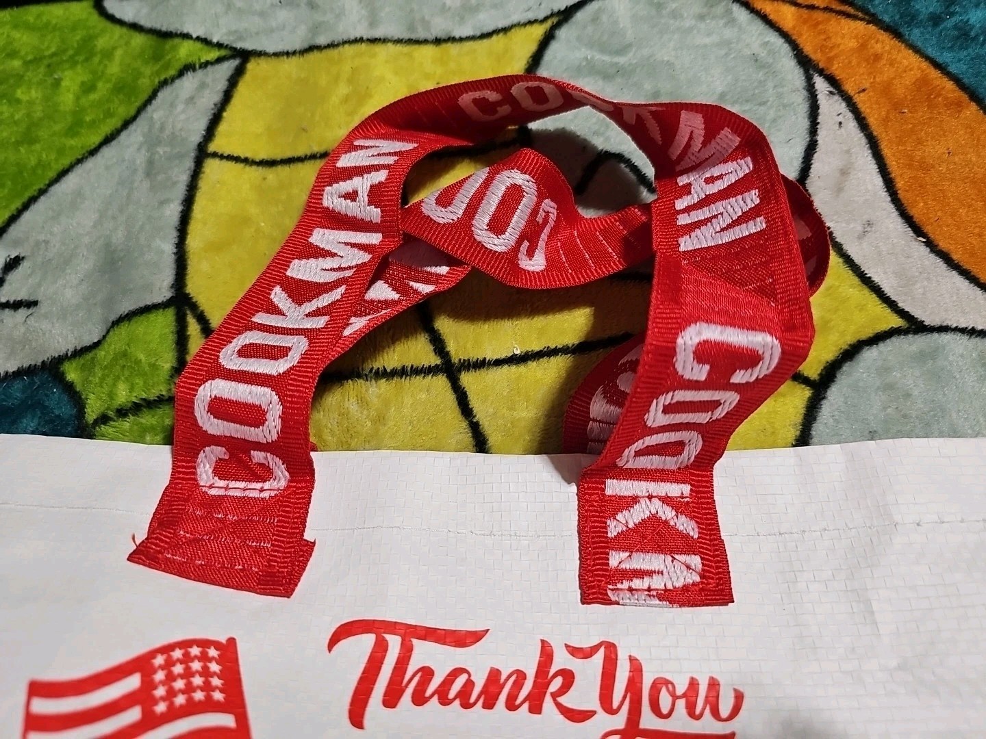 Cookman Good Chef’s Wear “Have A Nice Day” Hamburger Reusable Tote Bag 12×9