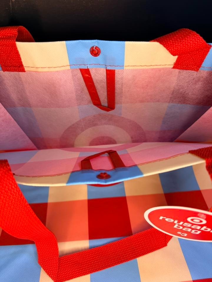Target Reusable Shopping Tote Bag Reduce, Reuse, Recycle LOT OF 5
