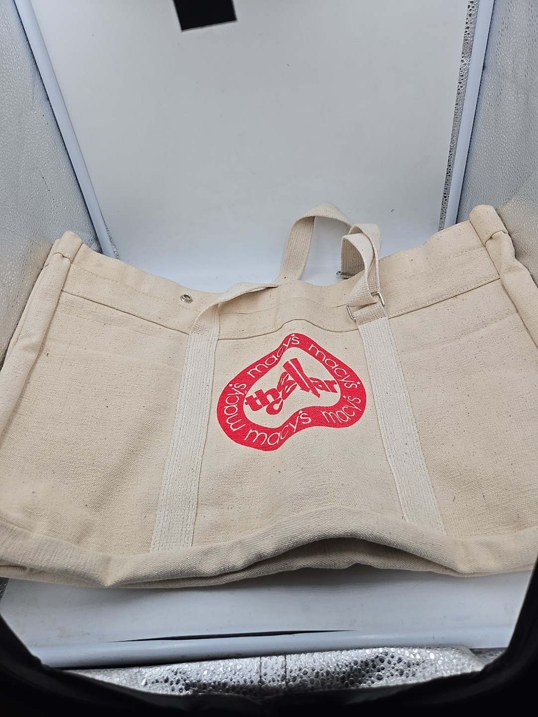 Oversized Macy’s 25th Anniversary Celebration The Cellar Canvas Tote Bag