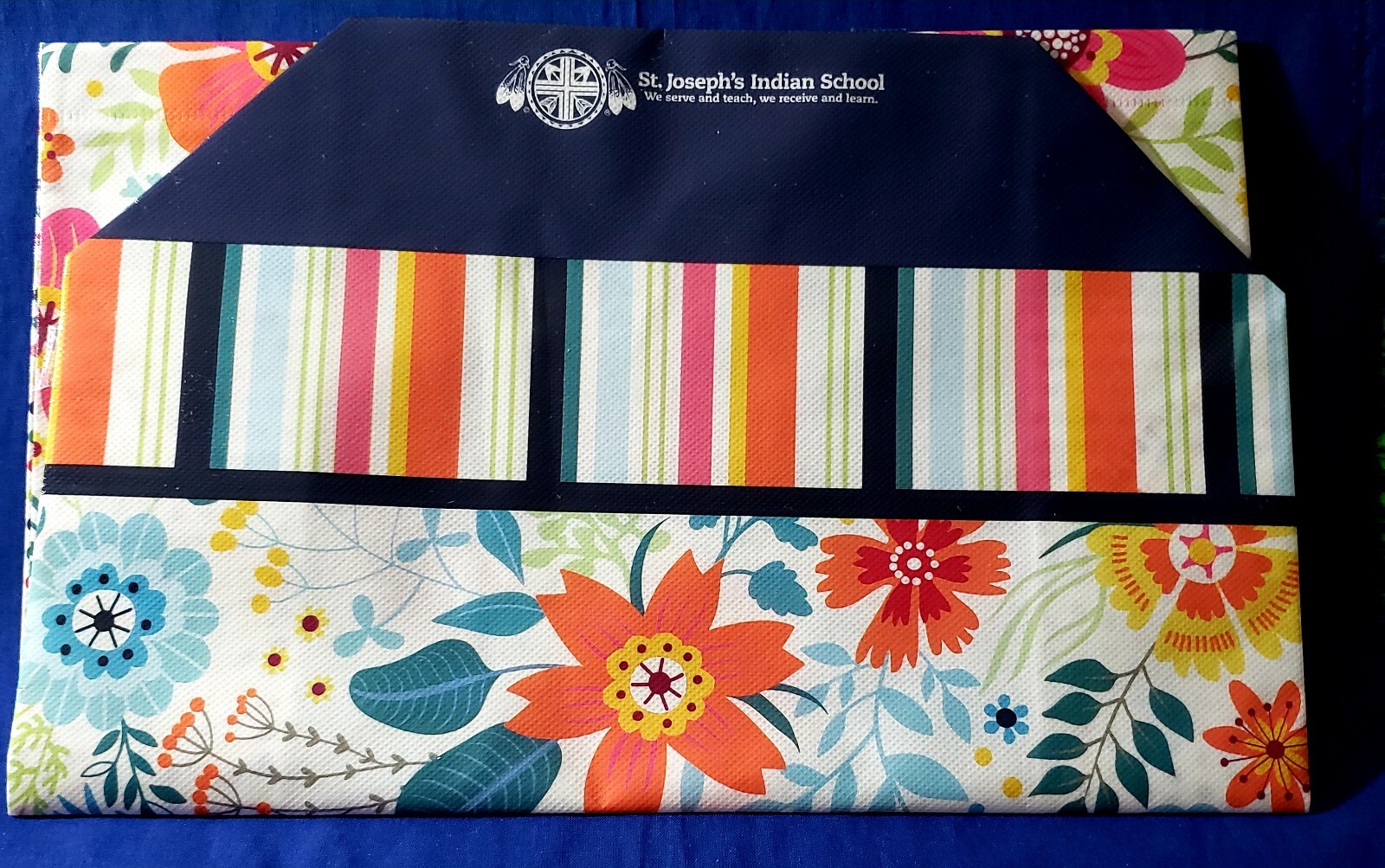 Reusable Shopping Tote Bag St Josephs Indian School 14″x15″ NWOT