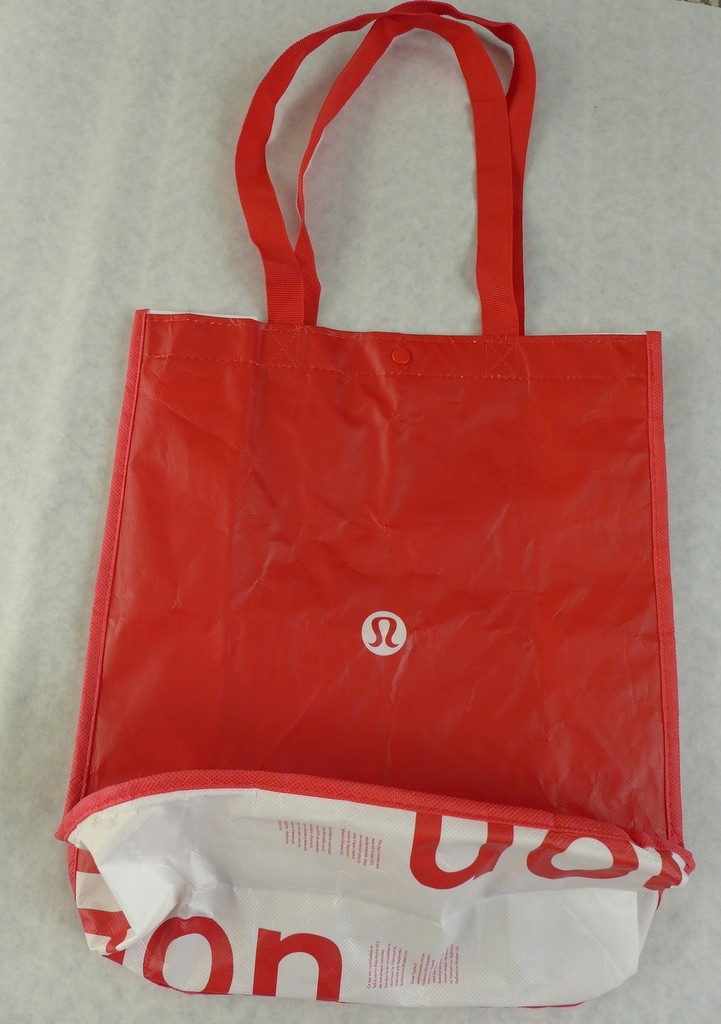 LULULEMON Reusable Shopping Snap Bag Tote Small Large