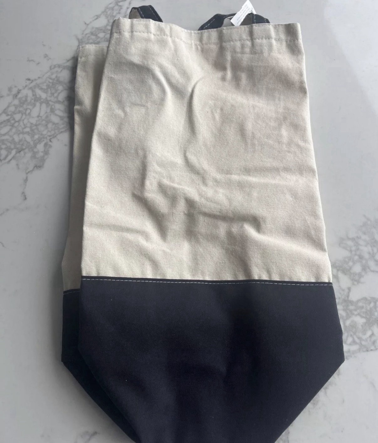 NWT Whole Foods New York Cty Columbus Circle Exclusive Cotton Tote Bag Blue USA