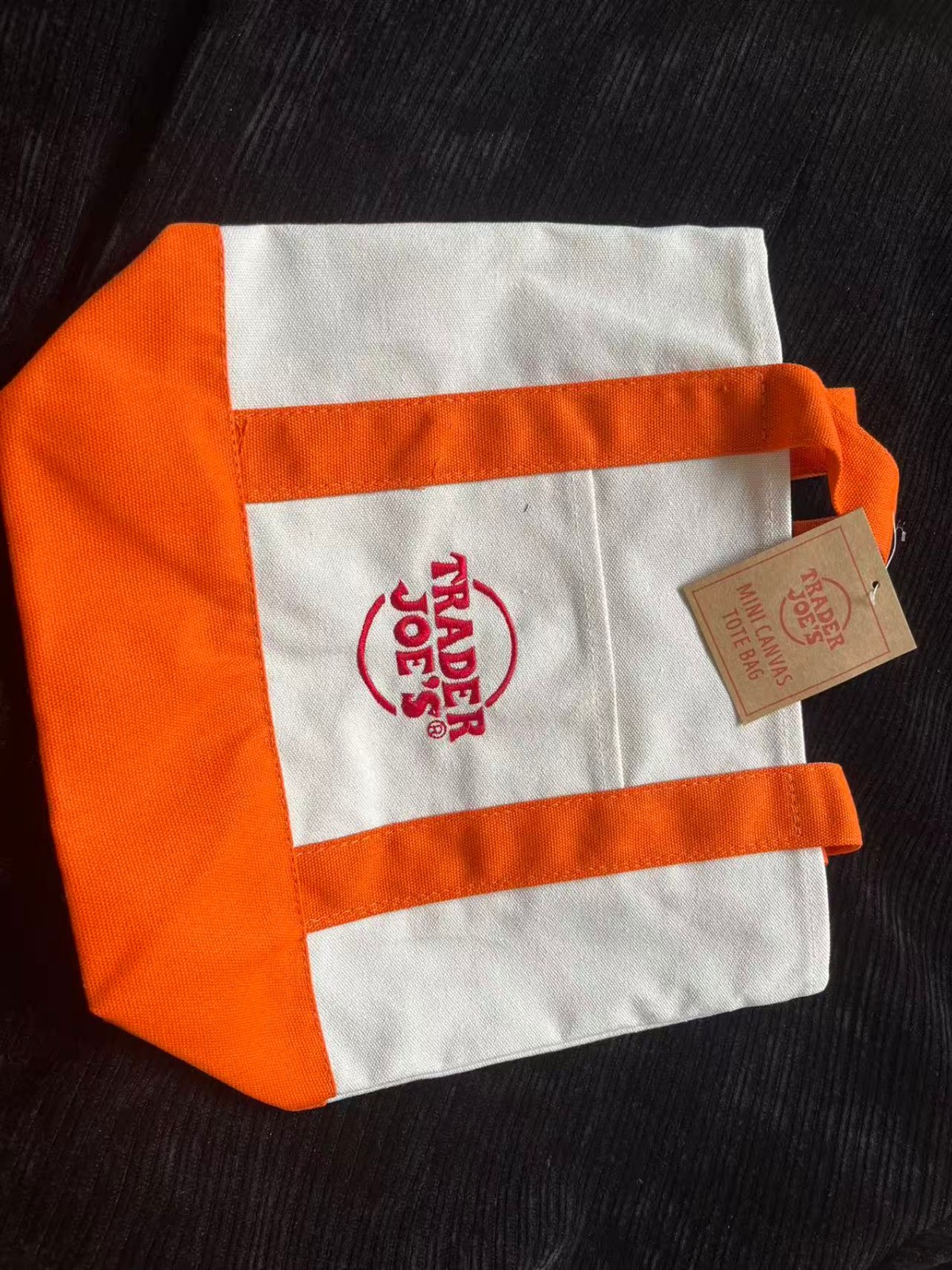 2026 Spring colors Trader Joe’s Mini Canvas Reusable Tote Bags Canvas Tote Bag