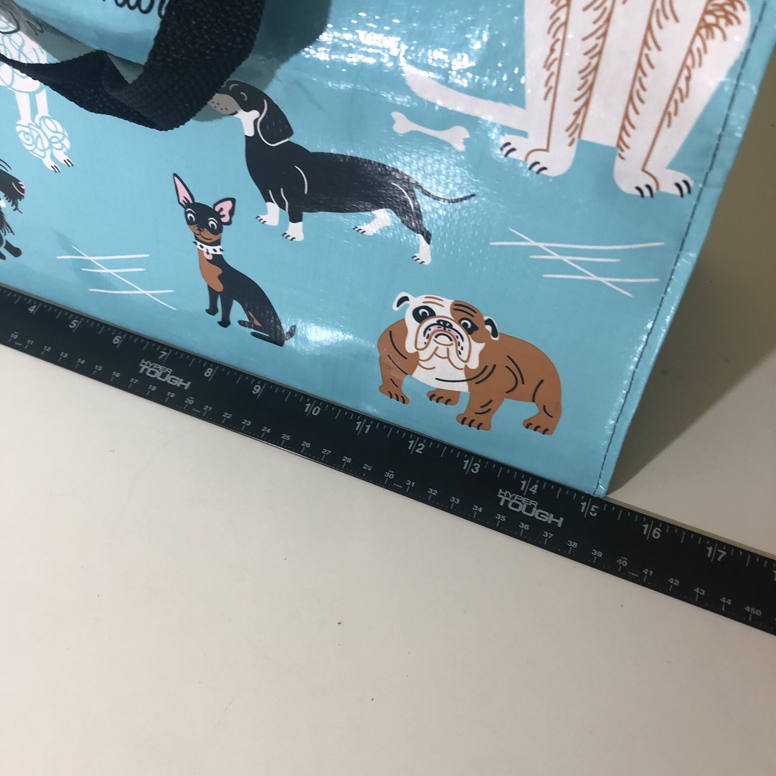 Blue Q SHOPPER Reusable Tote Bag Dog Lovers Beach Groceries Pet Car Gift Bag NEW