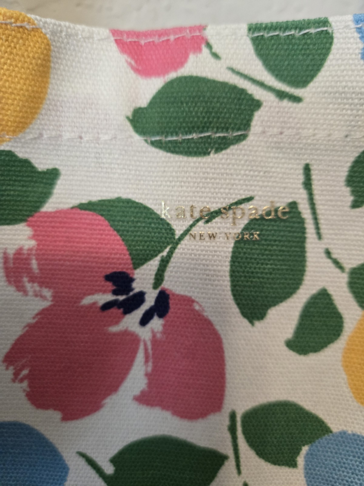 Kate Spade New York Multicolor Floral Tote Reusable Shopping Bag