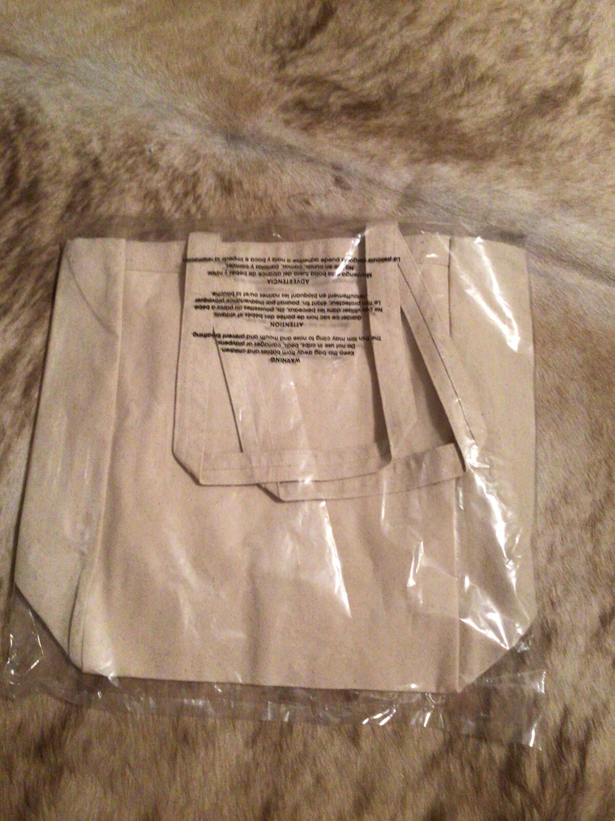 TUPPERWARE Canvas “NO TIME TO WASTE” Tote Bag Brand New Reusable NEW IN PACKAGE