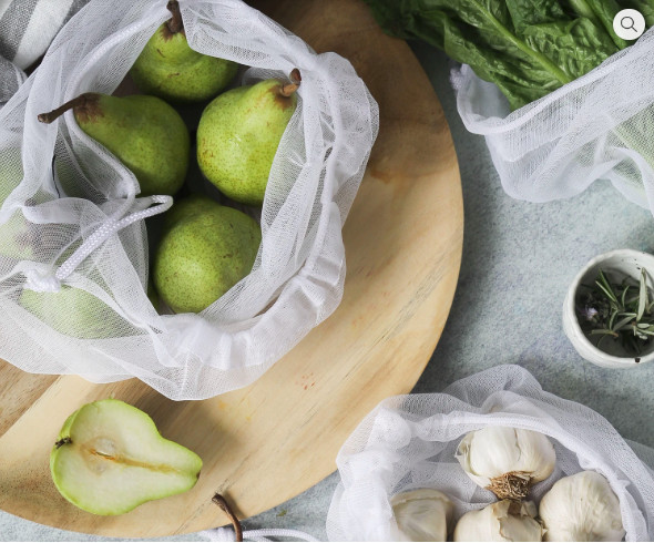 Ever Eco Reusable Zero-waste Produce Bags – made from recycled plastic