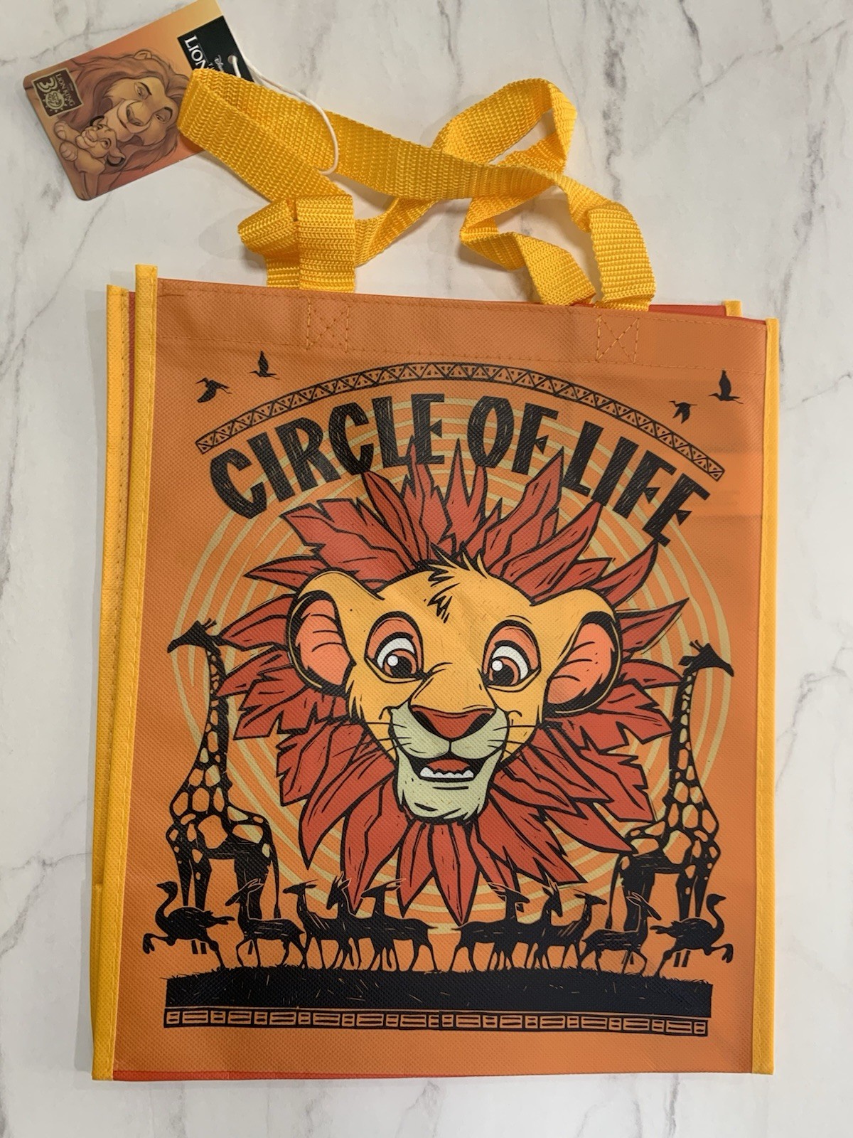 ~ Disney The Lion King Tote Bag ~ “Circle of Life” Simba Tote Bag/Shopping Bag ~