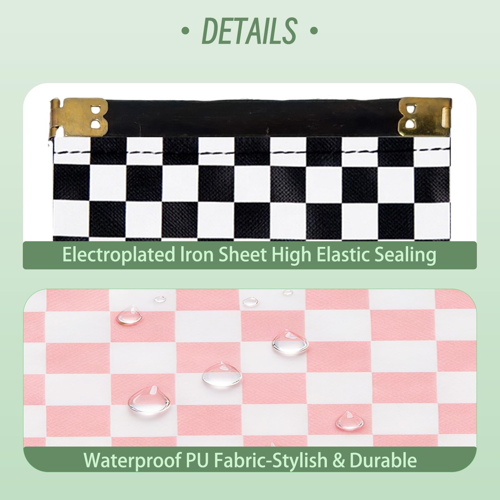 BMHHWAI 3 PCS Small Makeup Bag for Purse, Mini 4.72″ W x 4.33″ H, 3