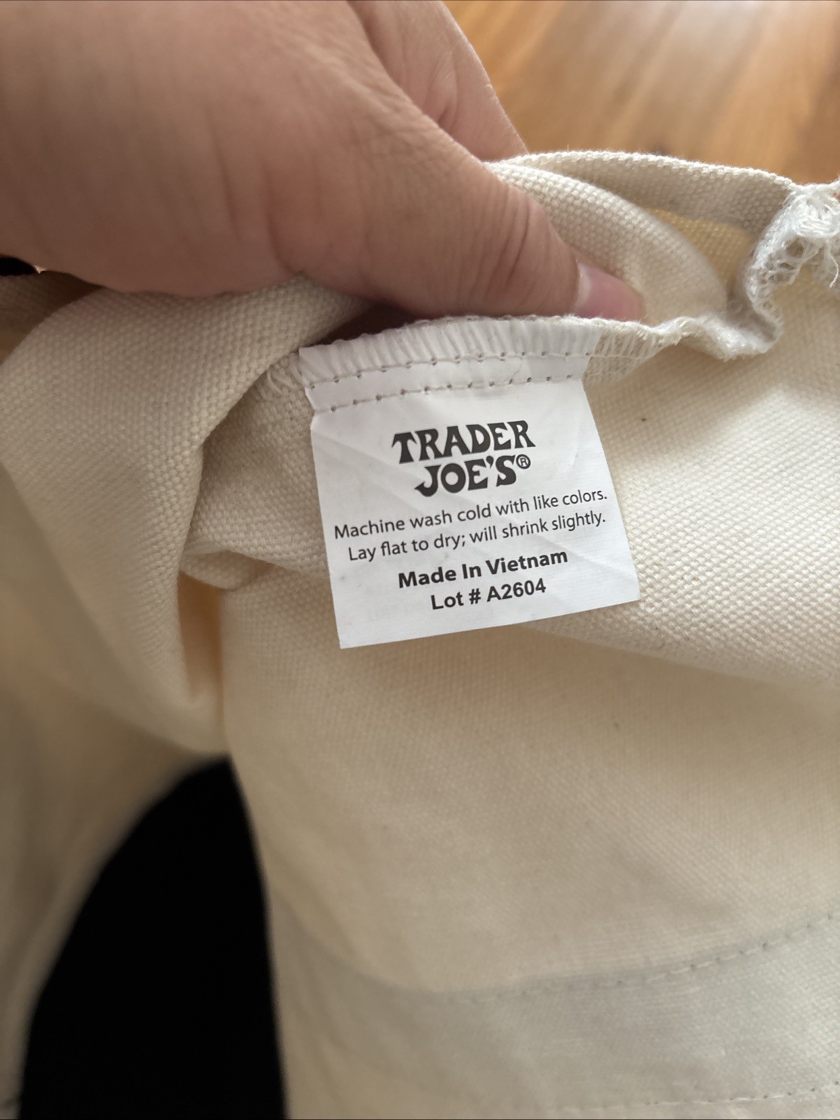 Trader Joe’s Canvas Tote Shopping Bag – LARGE CLASSIC NAVY BLUE – NEW with TAGS