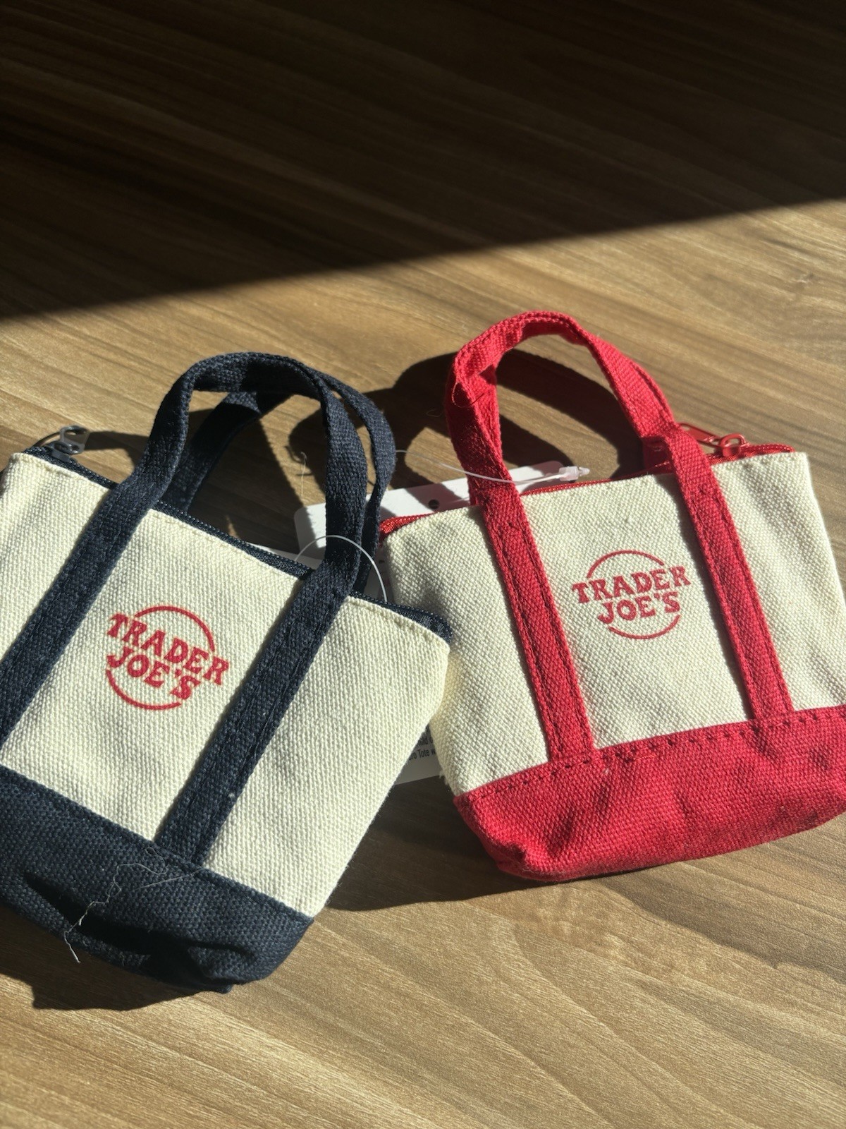 Trader Joe’s Micro Tote with Grocery Bag 2-Pack NWT 2025