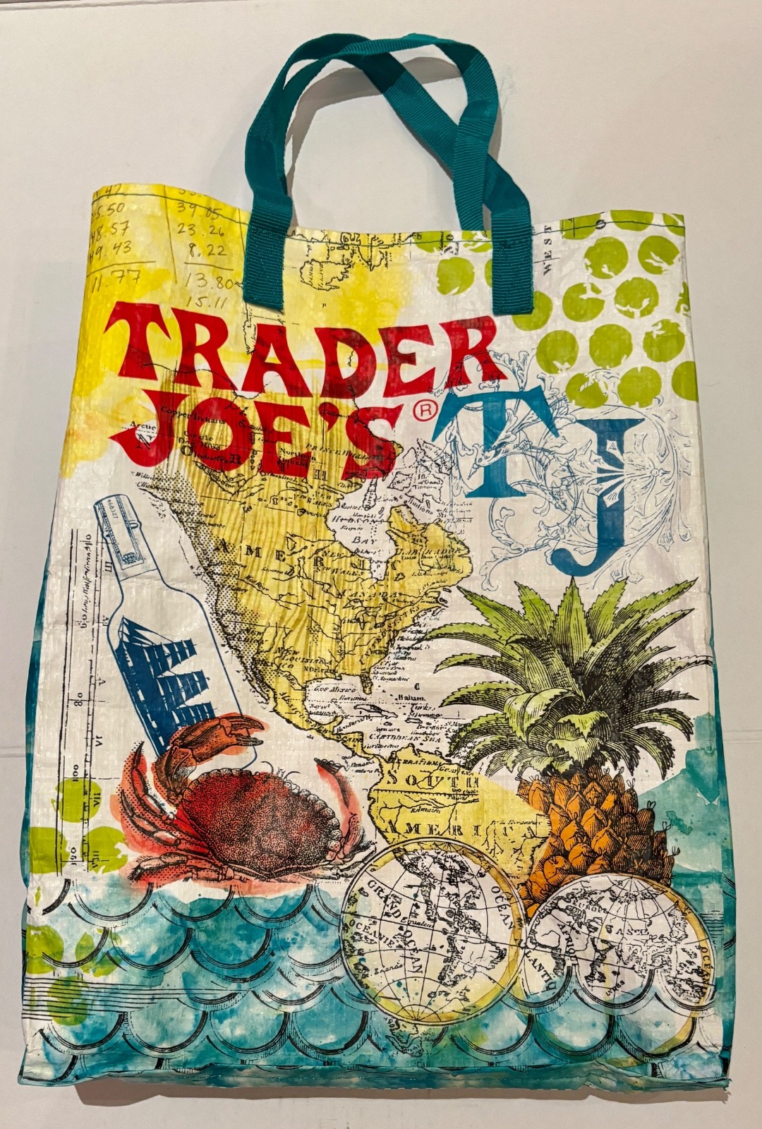 Trader Joe’s Texas Reusable Tote Polypropylene Bag 6Gal Used Once Destination TJ