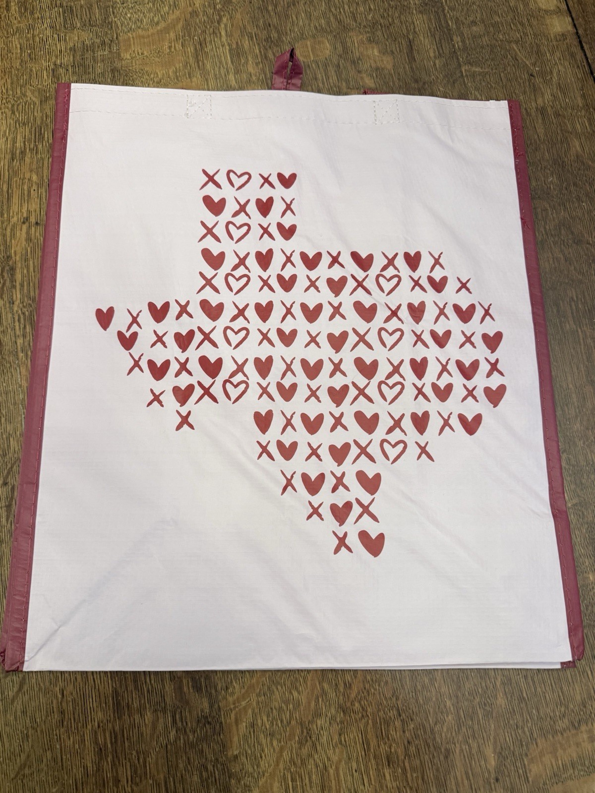 HEB Texas XO Tote Bag Love Kiss Heart Pink Red Valentine’s Day 2025 New