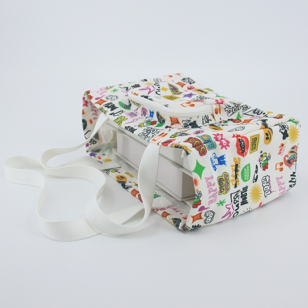 Reusable Canvas Tote Bag Small | 14 oz Heavy-Duty | Eco-Friendly Grocery Bag