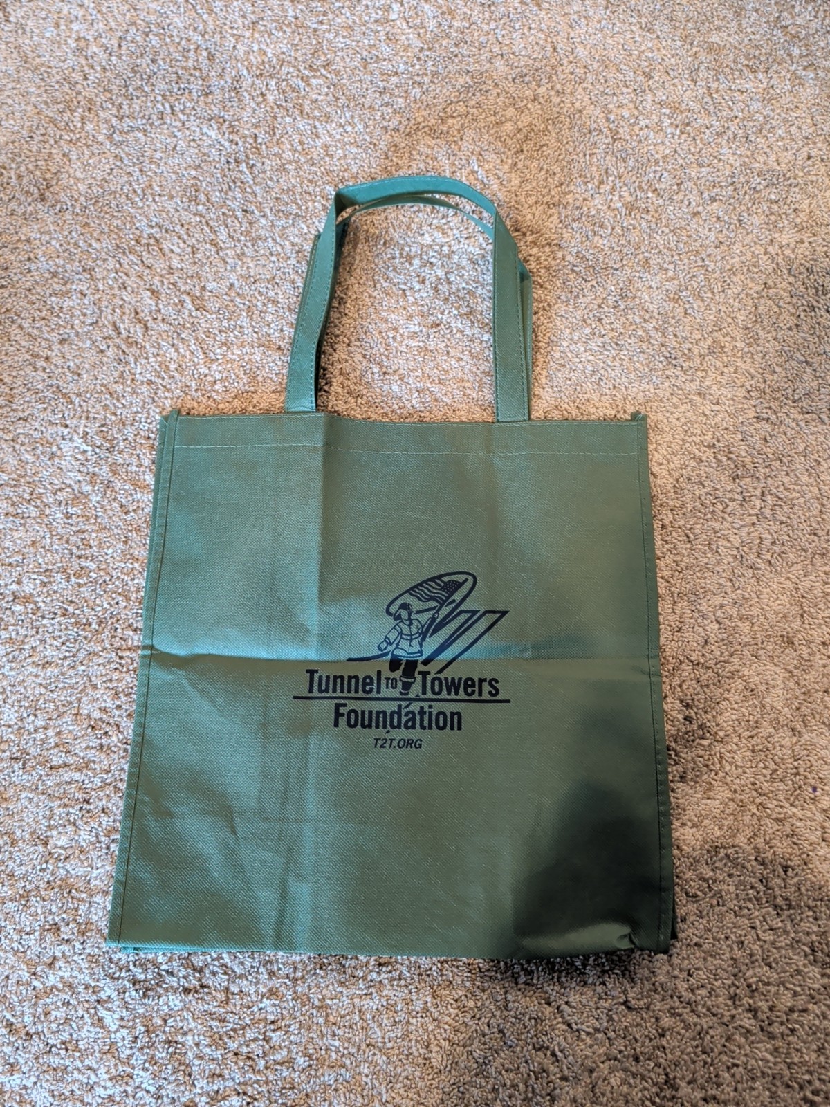 “Home of the Free Because of the Brave” Large Shopping Bag New