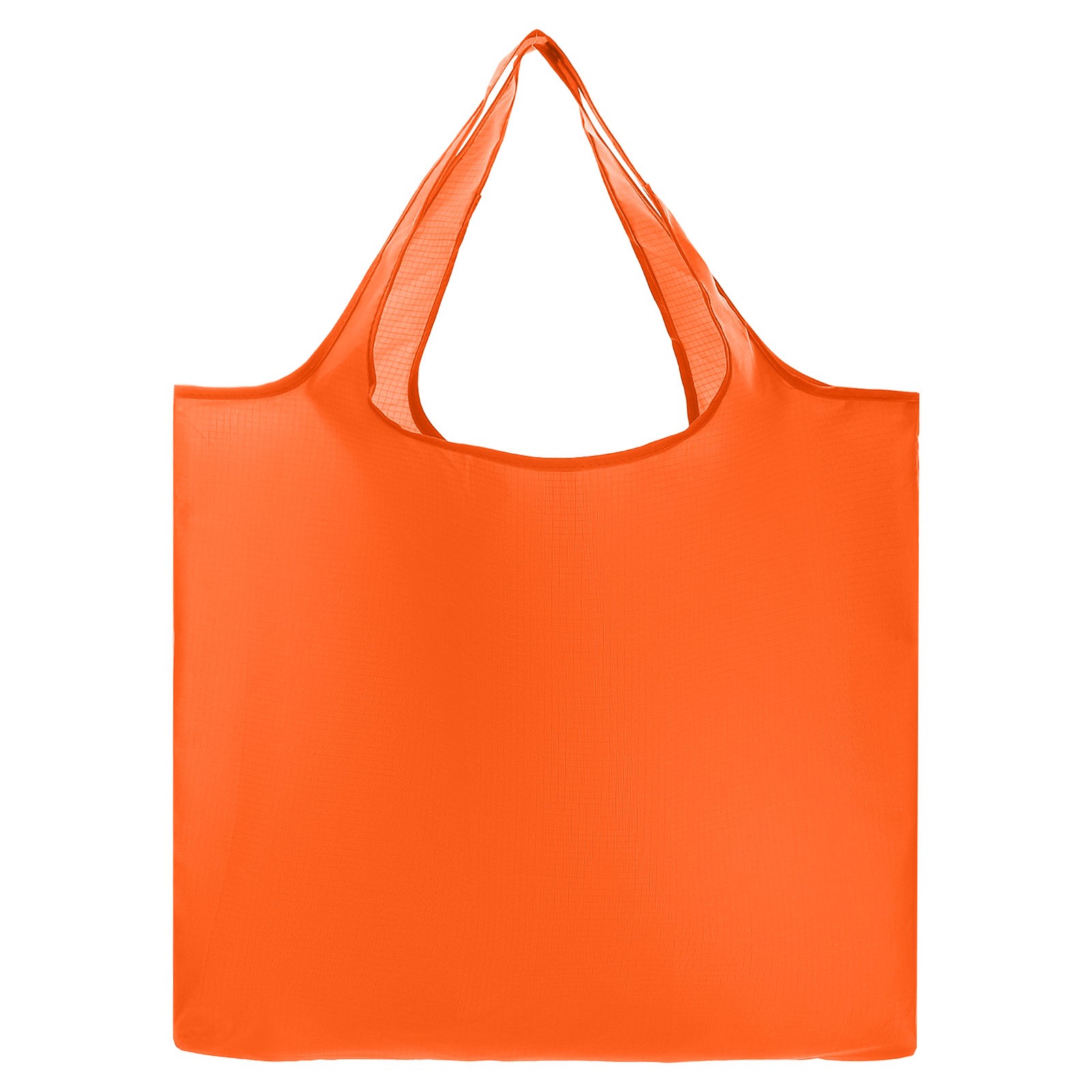 Reusable Grocery Bags, 1Pcs Washable Shopping Totes with Handles (Orange)