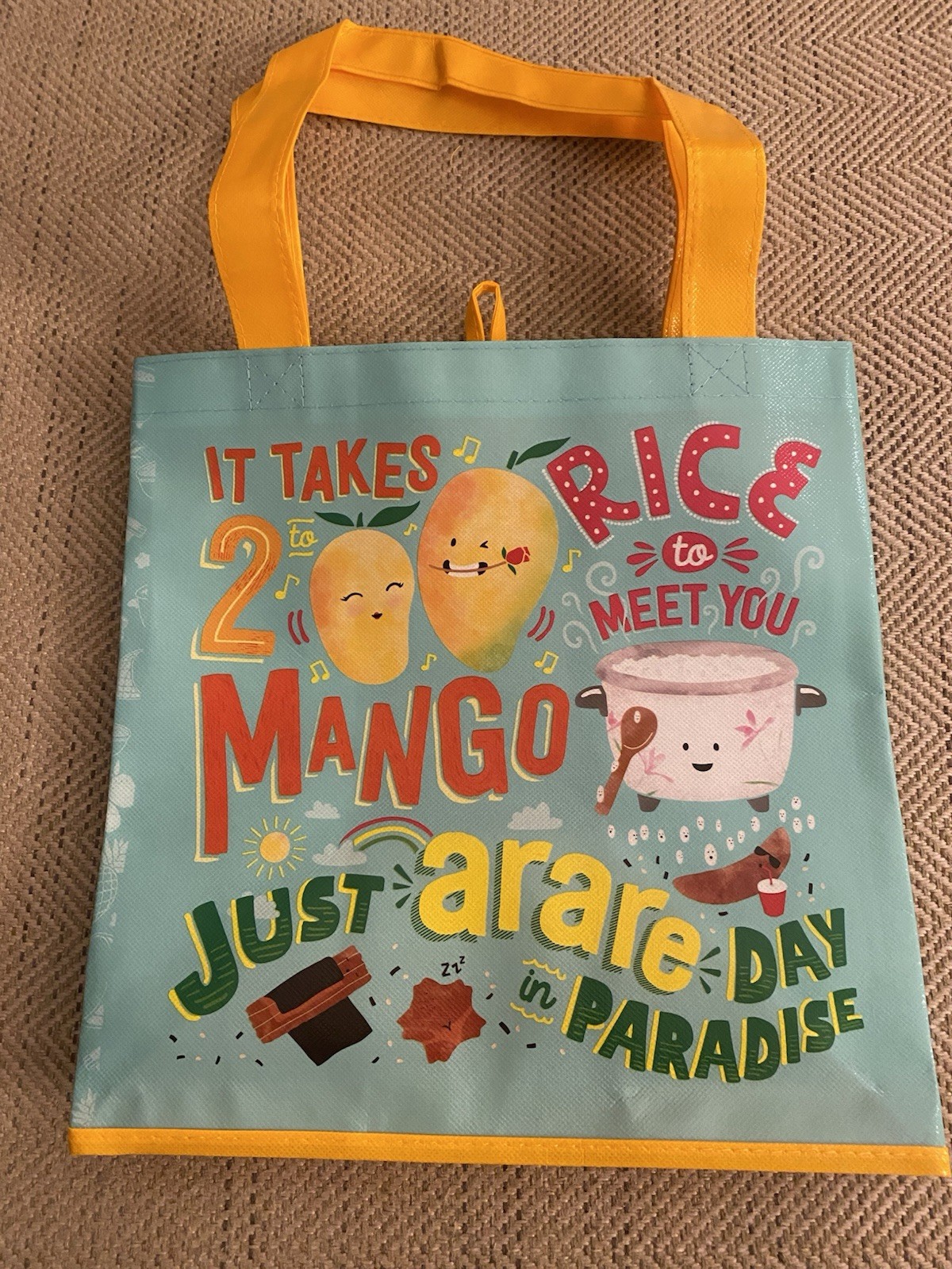 Foodland Hawaii Shopping Grocery Bag KimCheeHoo SaiminSays Lychee Onolicious Nee