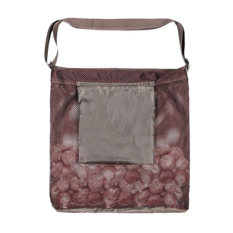 Outdoor Mushroom Collector Bag Quick Drain Meshes Designs Hands Release Carrying