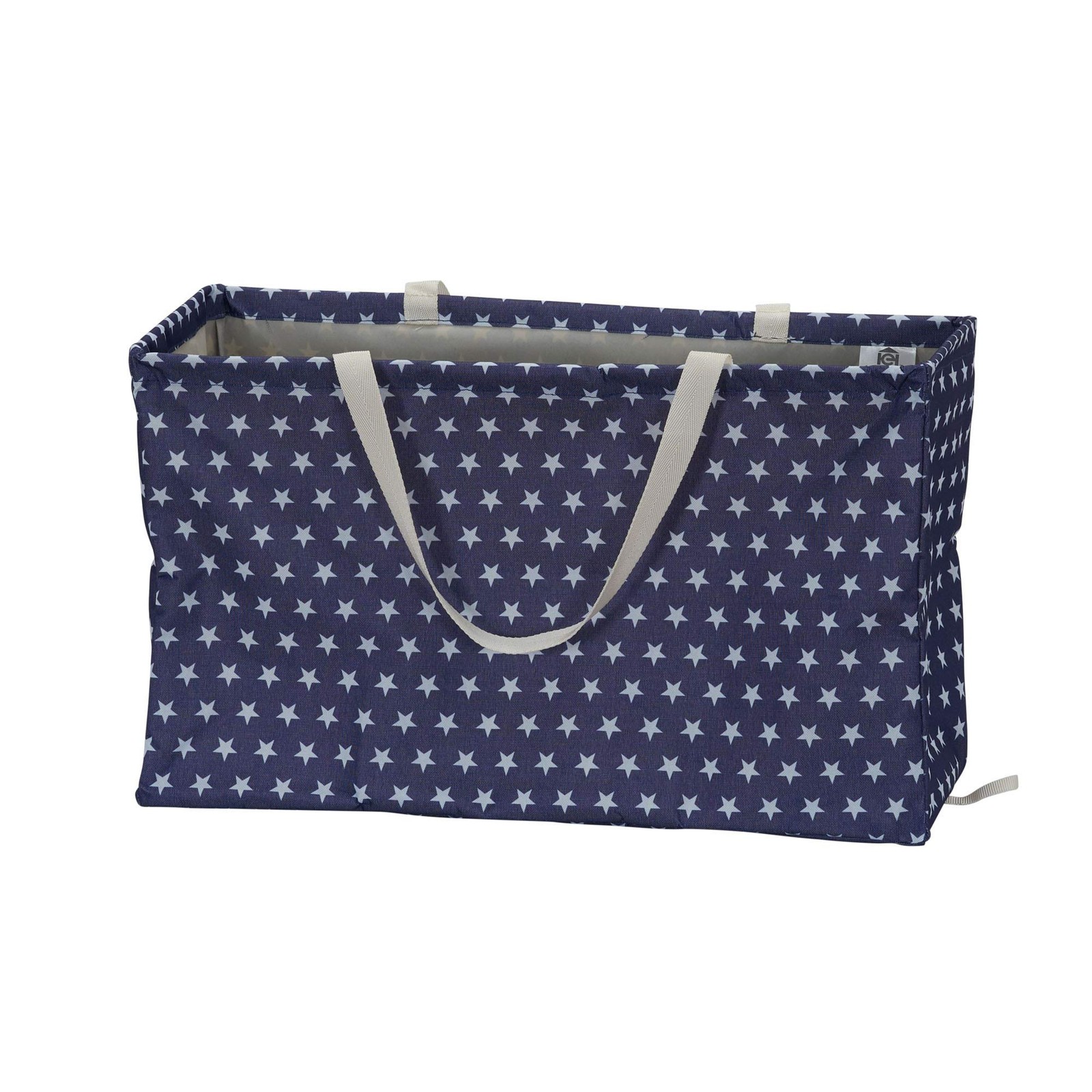 Blue with White Stars Krush Container All-Purpose Utility Tote